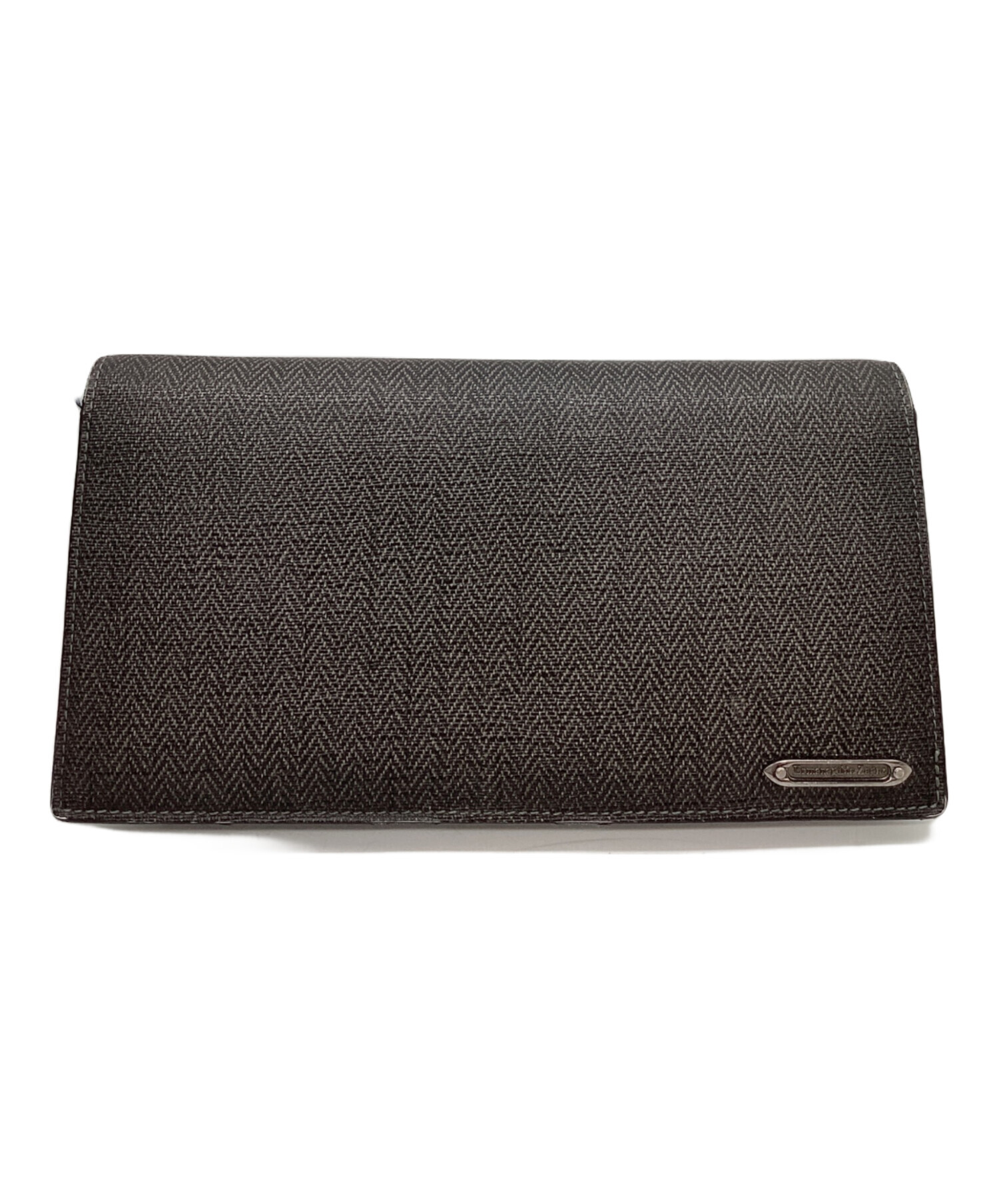 中古・古着通販】ZEGNA (ゼニア) 長財布 グレー｜ブランド・古着通販