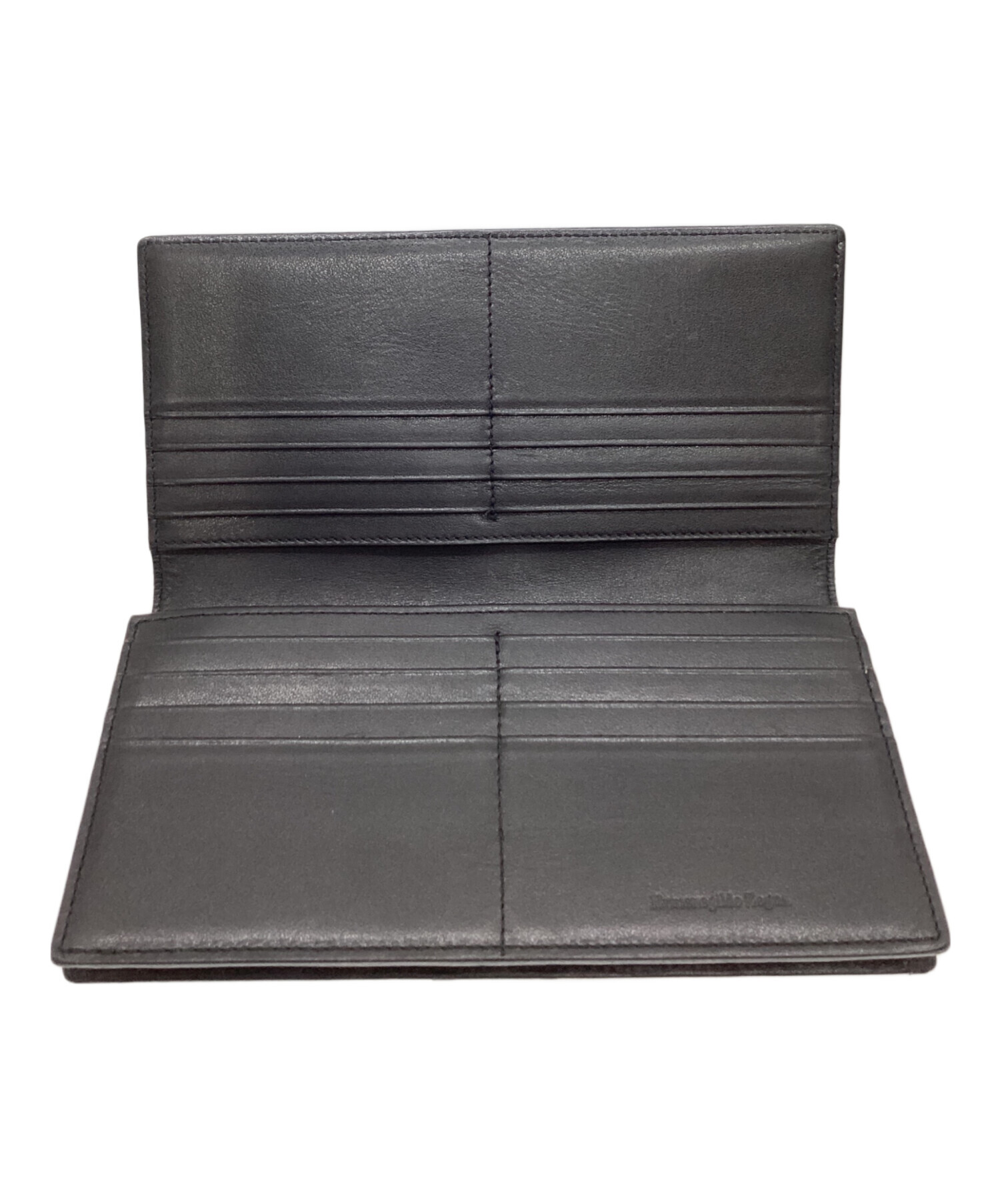 中古・古着通販】ZEGNA (ゼニア) 長財布 グレー｜ブランド・古着通販