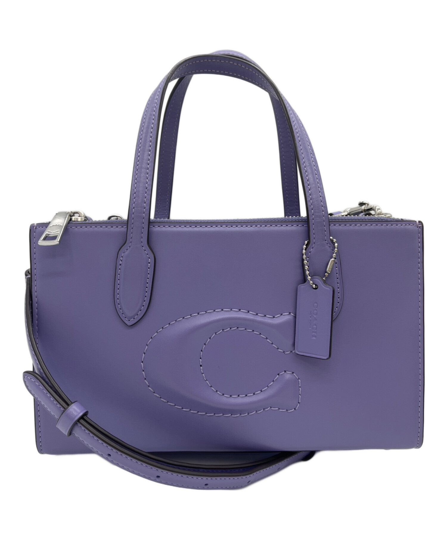 中古・古着通販】COACH (コーチ) ハンドバッグ パープル｜ブランド