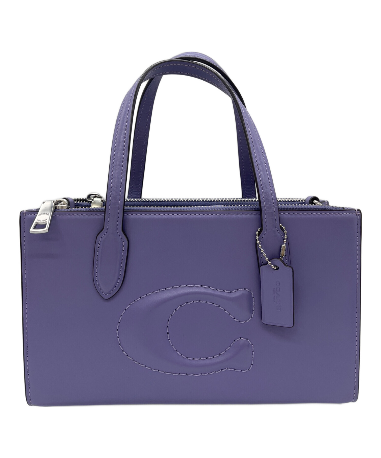 中古・古着通販】COACH (コーチ) ハンドバッグ パープル｜ブランド