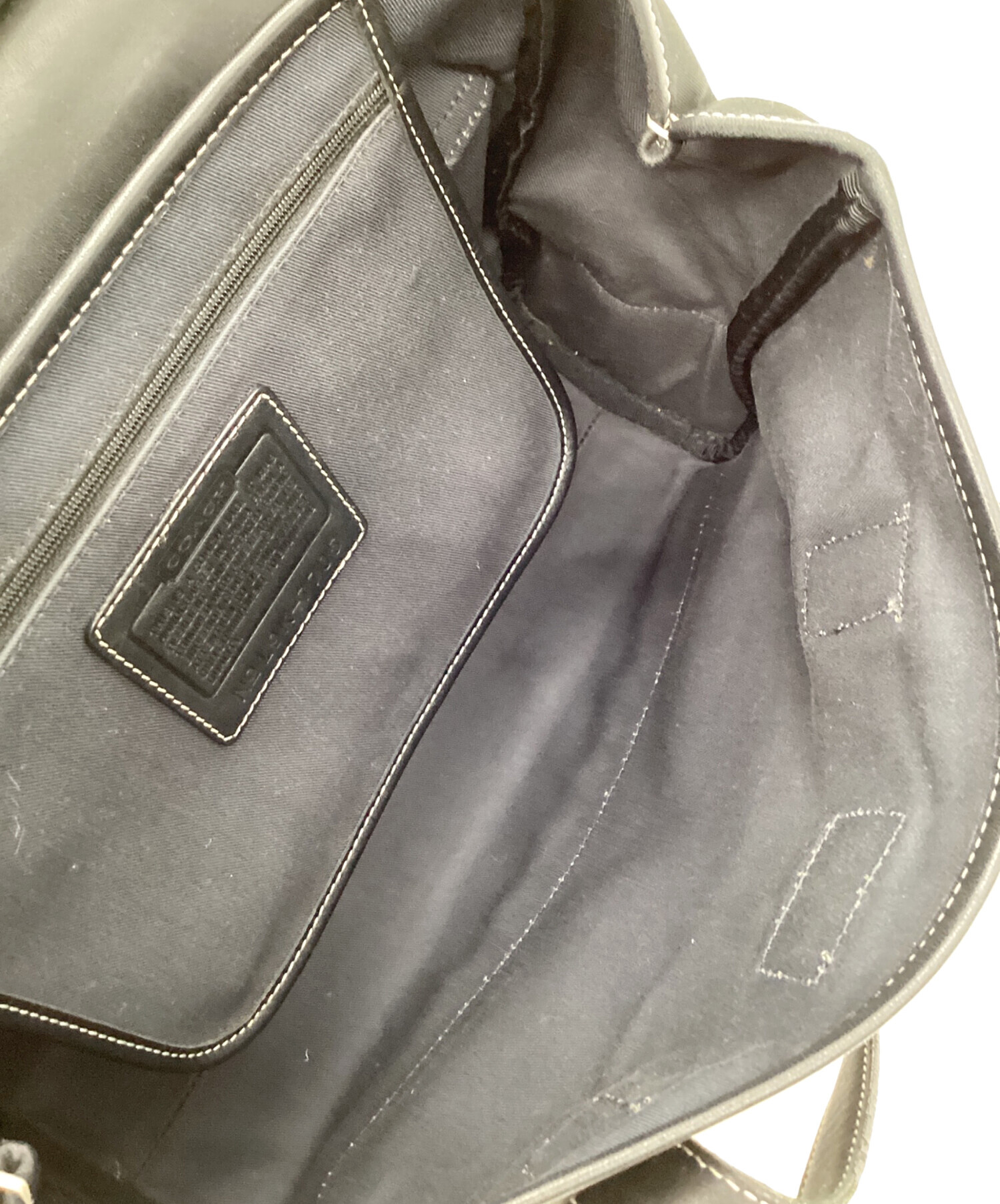 中古・古着通販】COACH (コーチ) コーチ レザー×キャンバス トート