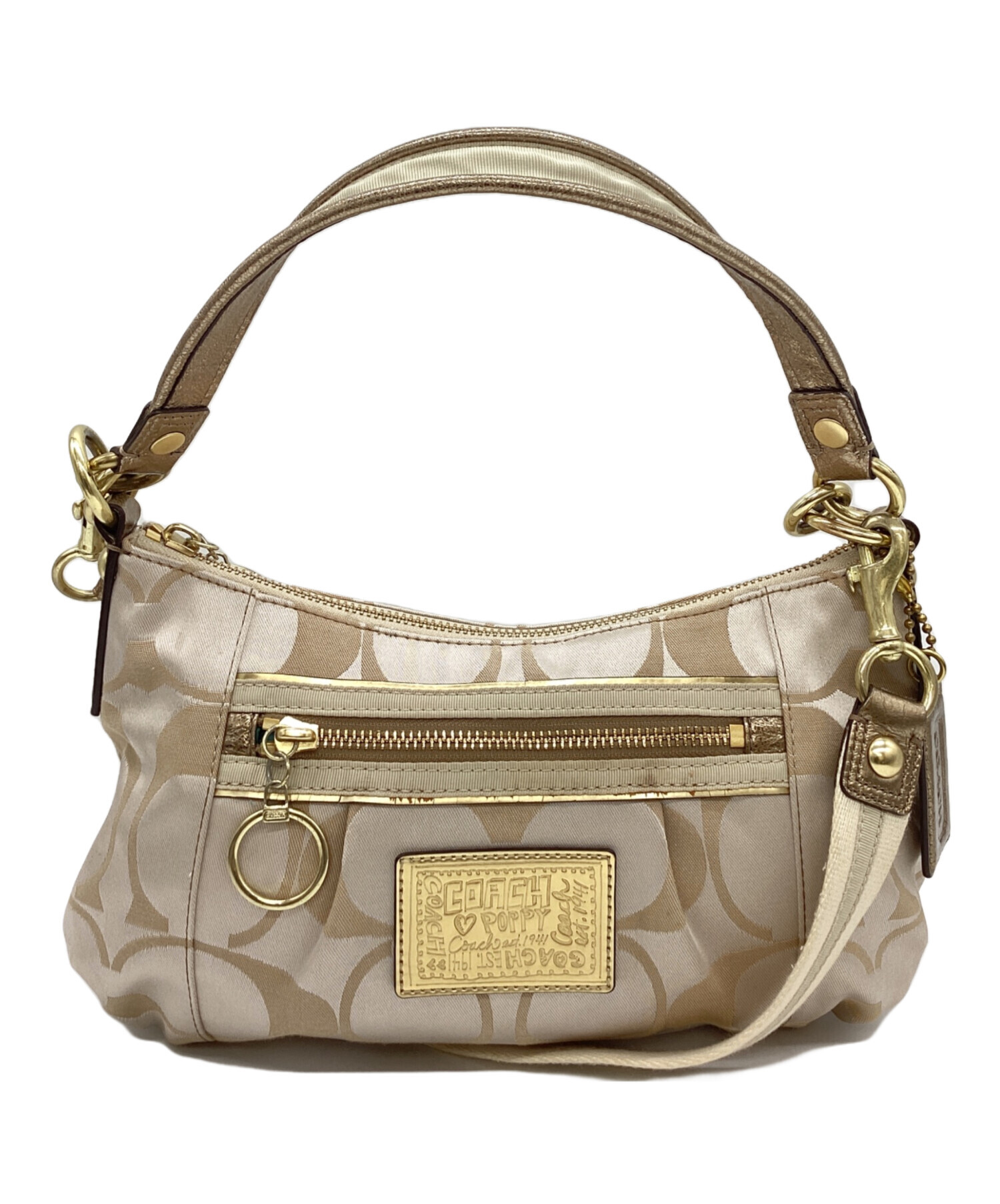 中古・古着通販】COACH (コーチ) COACH シグネチャー ショルダーバッグ