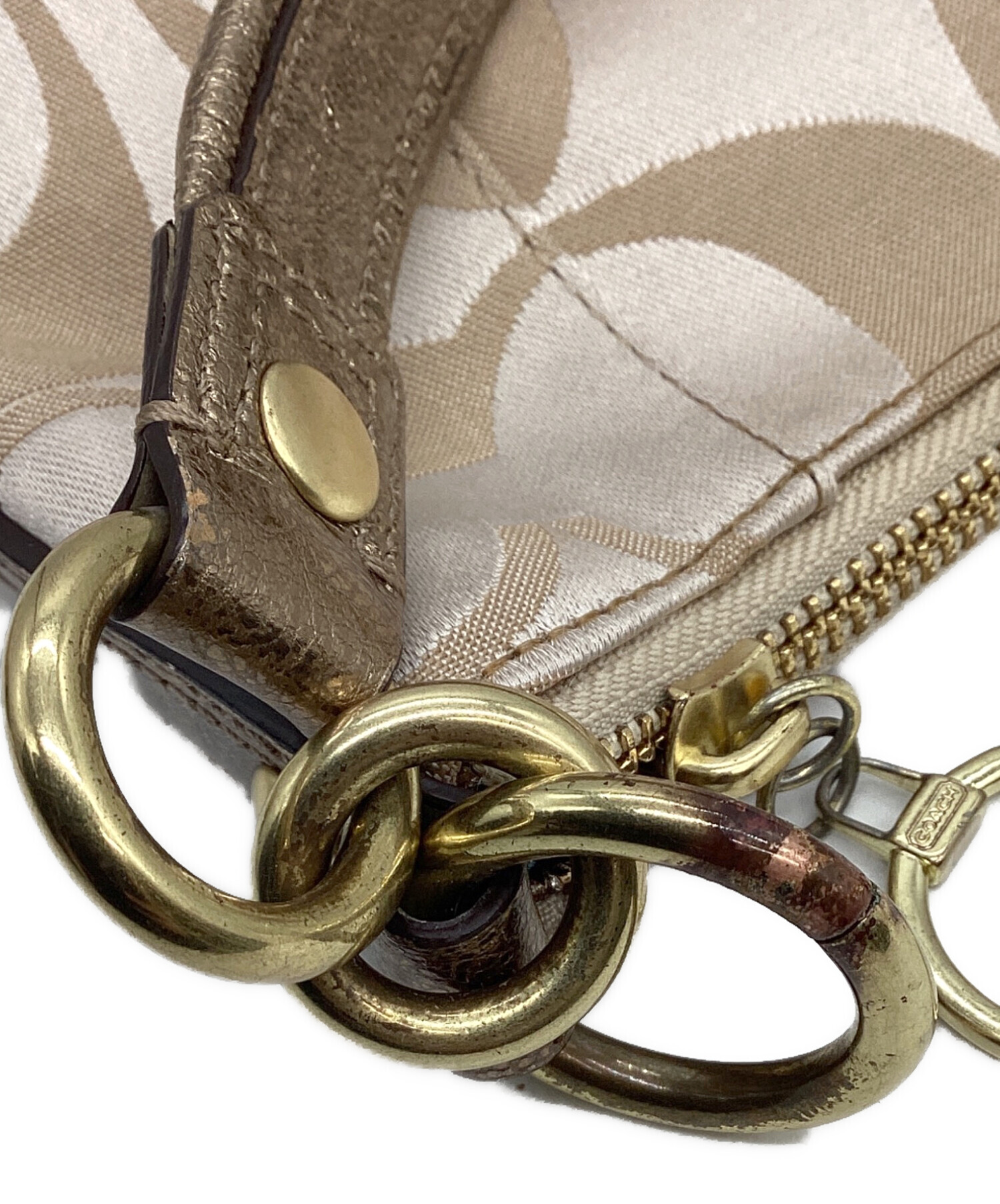 中古・古着通販】COACH (コーチ) COACH シグネチャー ショルダーバッグ