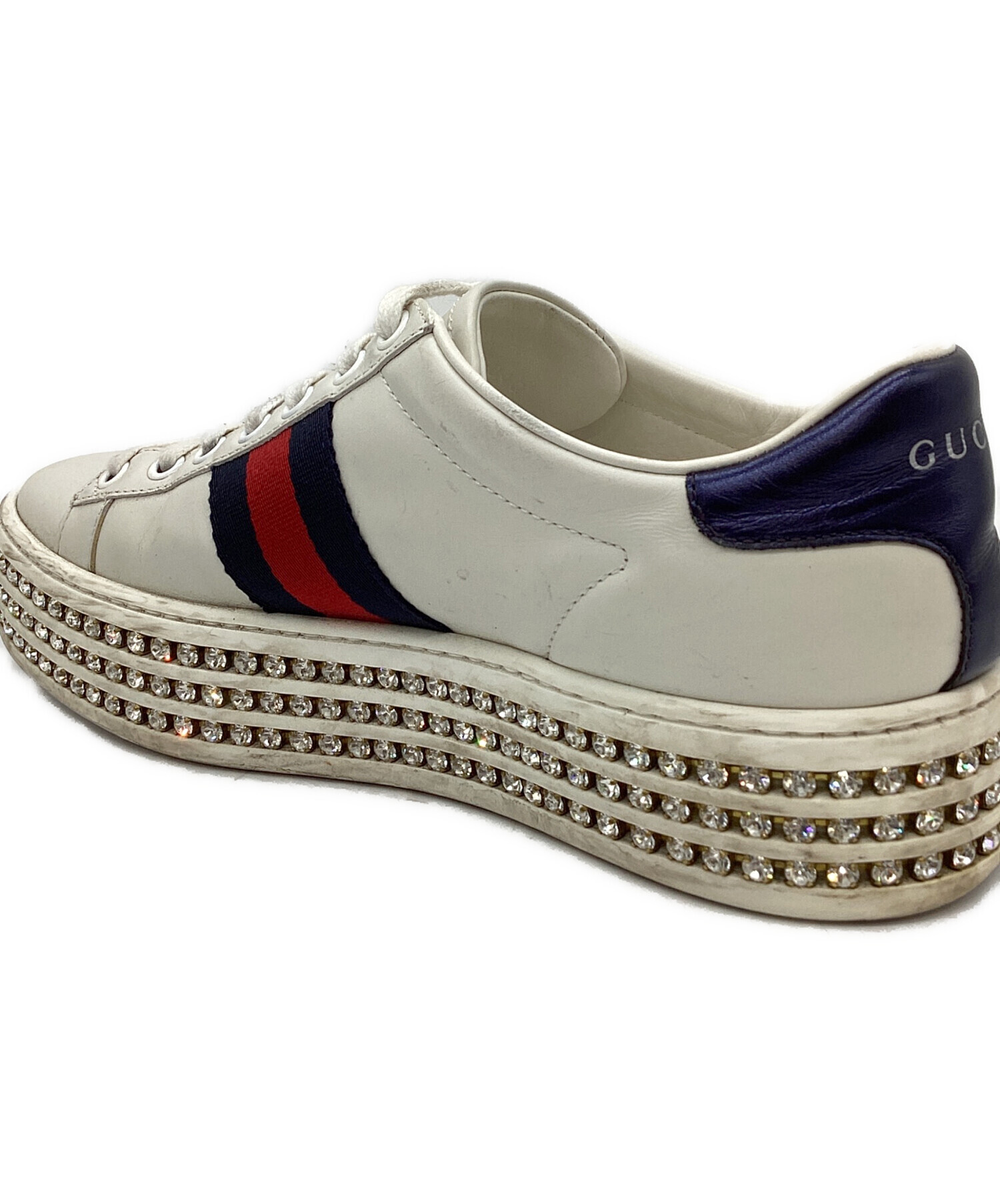 中古・古着通販】GUCCI (グッチ) GUCCI ローカットスニーカー ホワイト