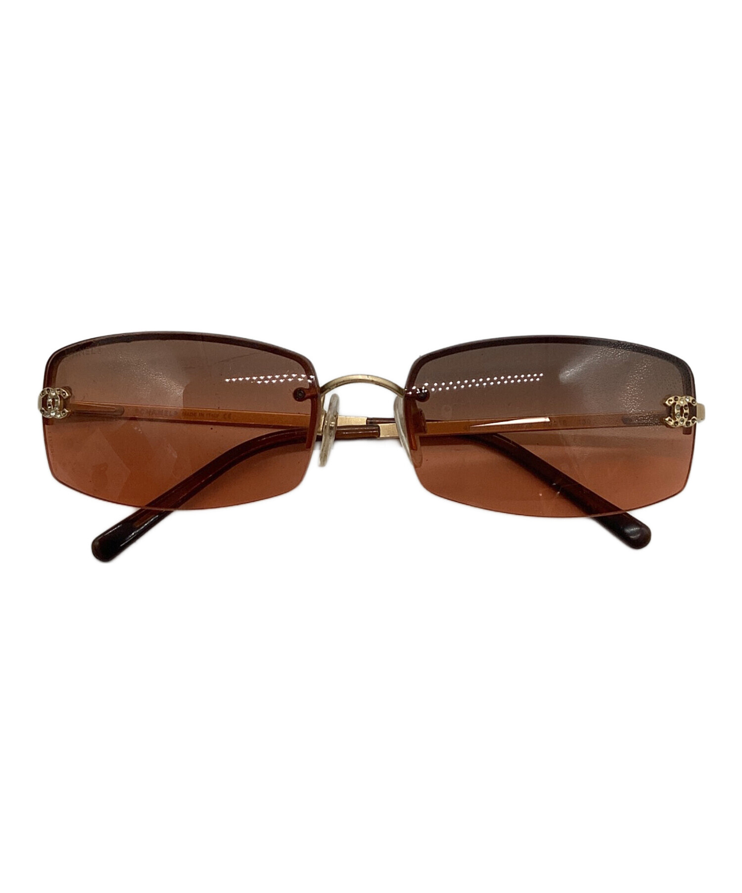 中古・古着通販】CHANEL (シャネル) ココマークサングラス ブラウン