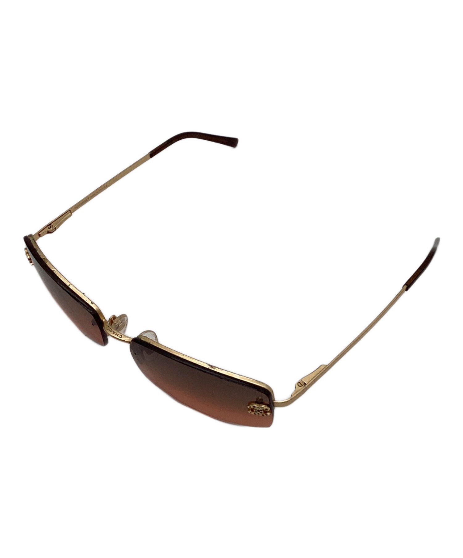 中古・古着通販】CHANEL (シャネル) ココマークサングラス ブラウン