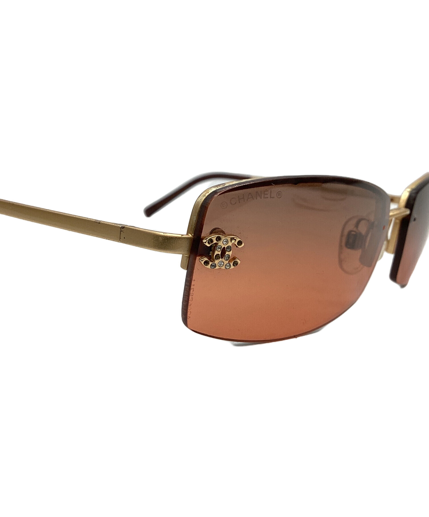 中古・古着通販】CHANEL (シャネル) ココマークサングラス ブラウン