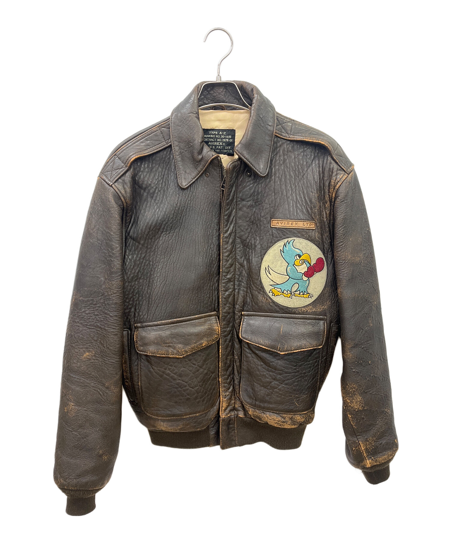 中古・古着通販】AVIREX (アヴィレックス) A2レザージャケット