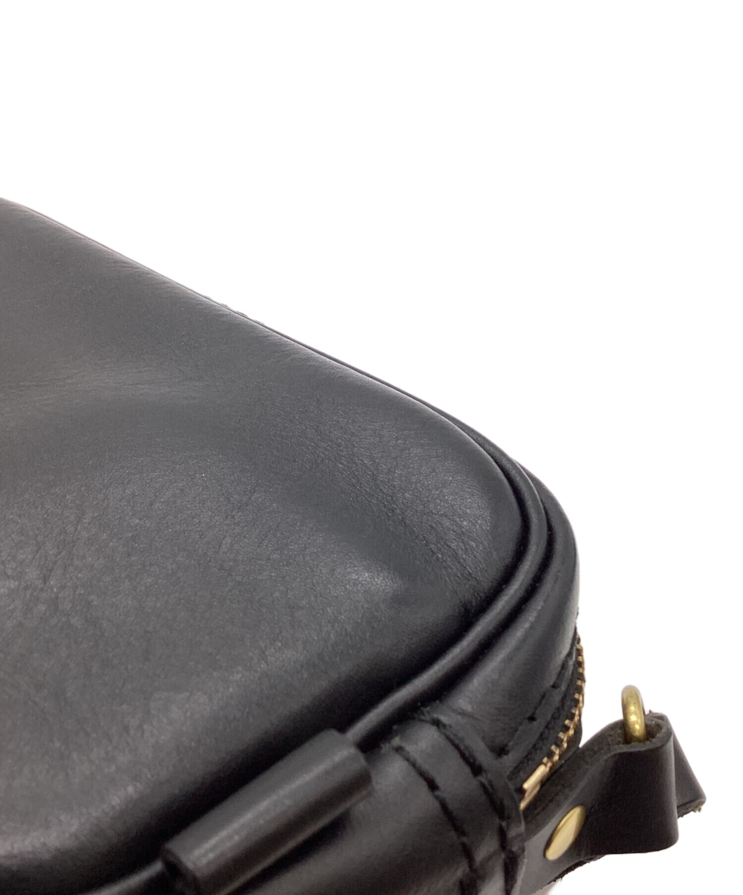 中古・古着通販】Herz (ヘルツ) Herz レザー ショルダーバッグ