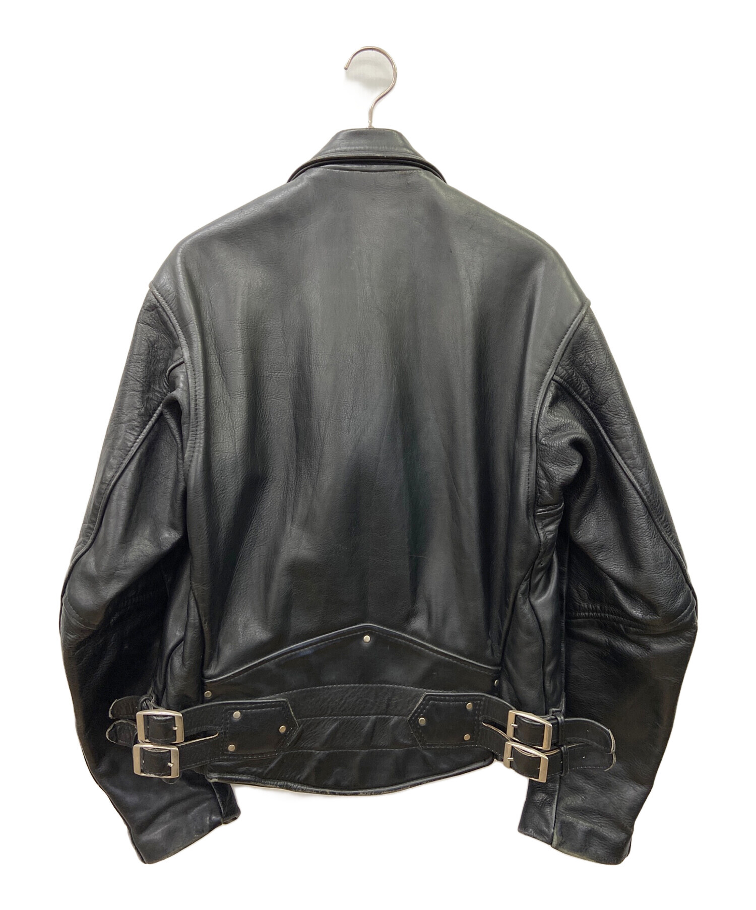 旧黒タグ VANSON モデル F 中古・古着通販】VANSON (バンソン) レザージャケット ブラック サイズ