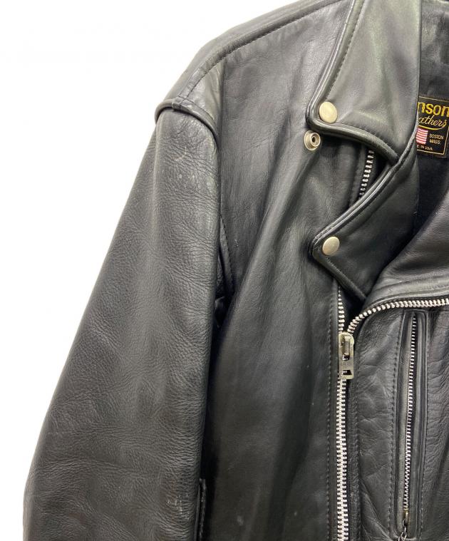中古・古着通販】VANSON (バンソン) レザーライダースジャケット