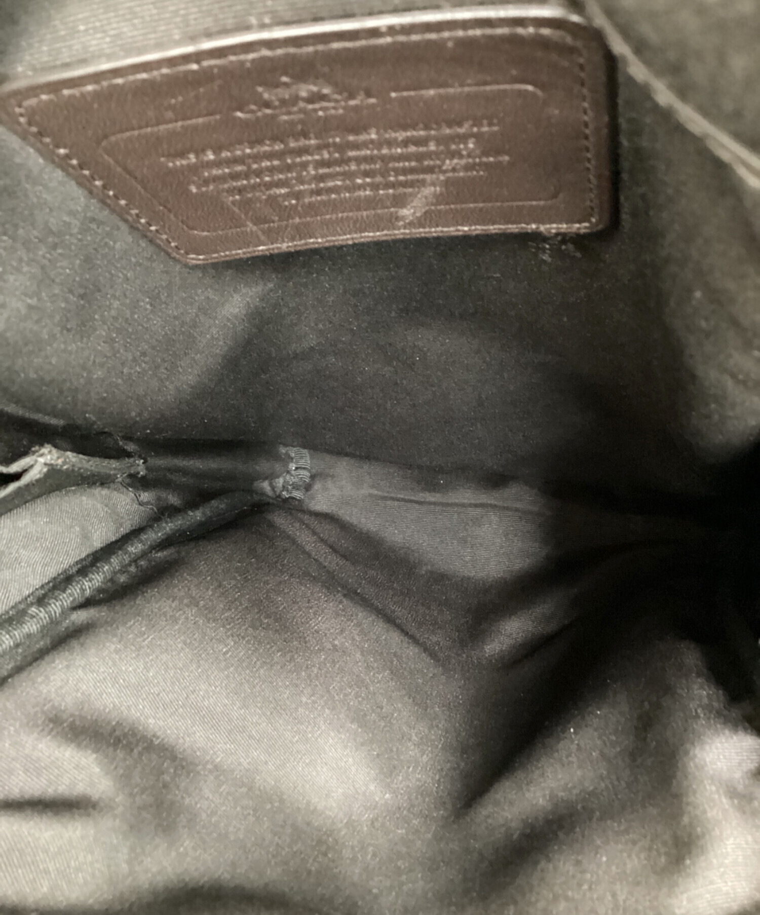 【未使用】COACH ボディバッグ レザー　ブラウン×ブラック COACH（コーチ） ボディバッグ 斜め掛けショルダーバッグ メンズ