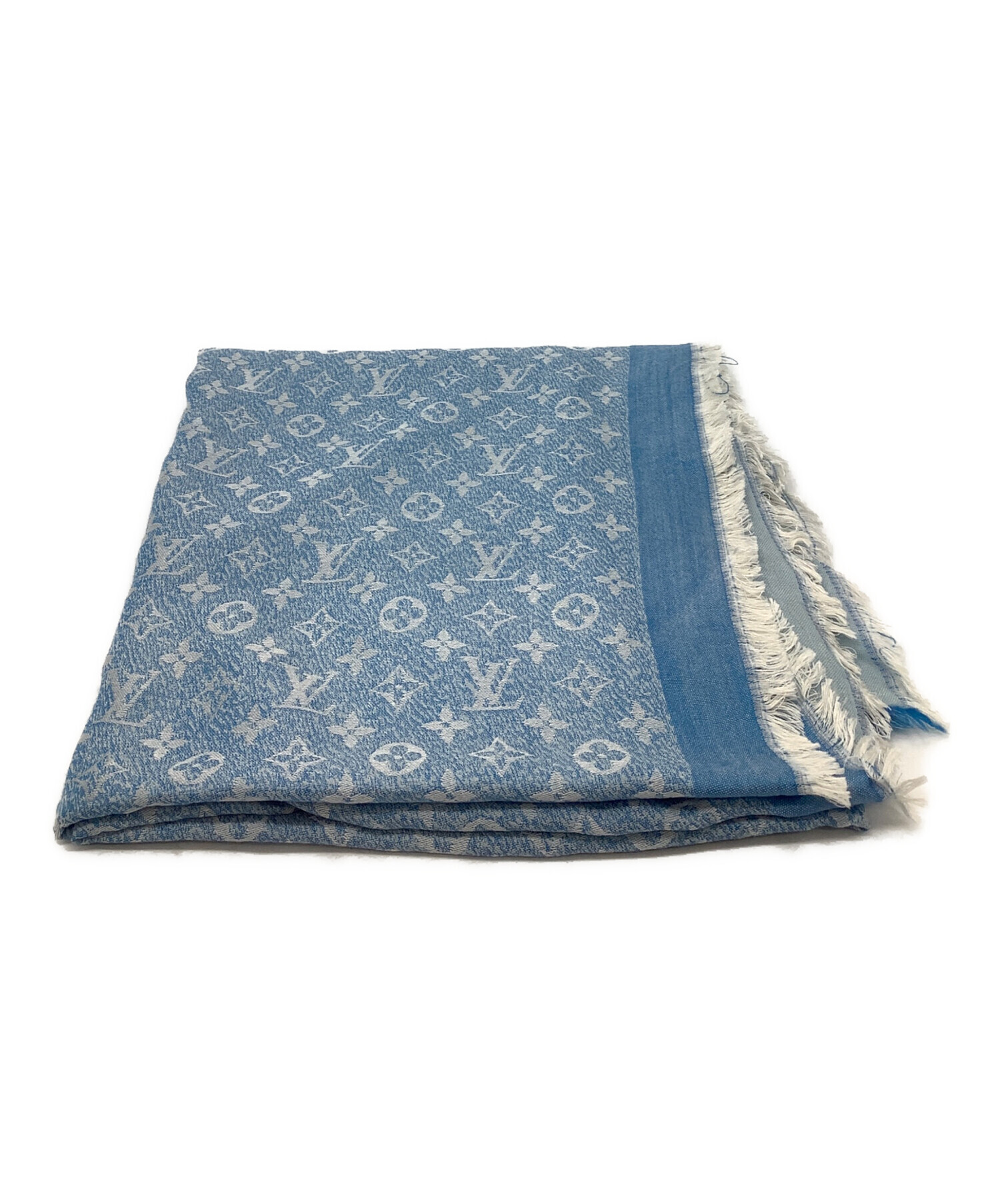 Louis Vuitton ロゴパターン ストール　ウォーターカラー 中古・古着通販】LOUIS VUITTON (ルイ ヴィトン) LOUIS VUITTON