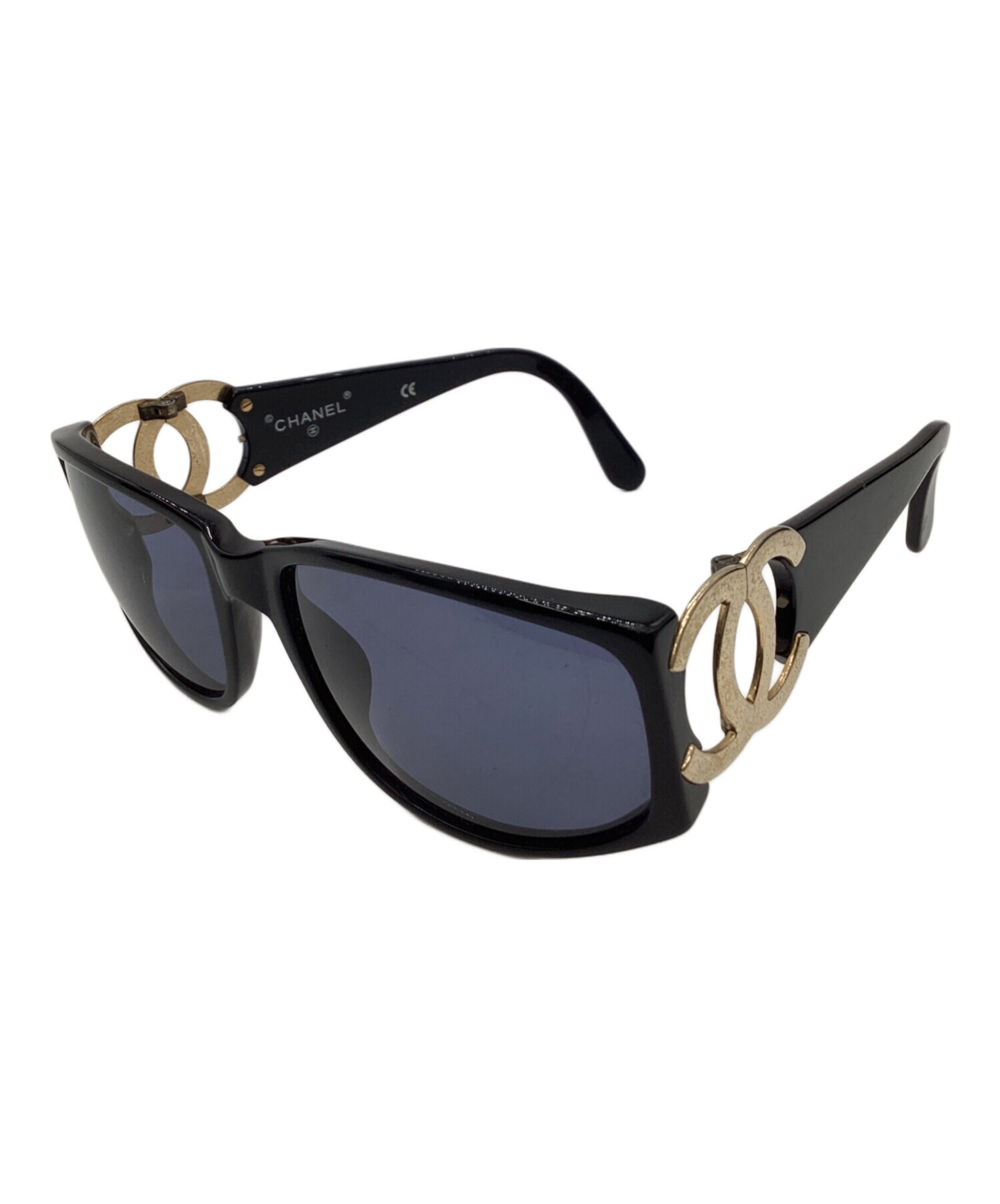 CHANEL サングラス ブラック 中古・古着通販】CHANEL (シャネル) CHANEL サングラス ブラック