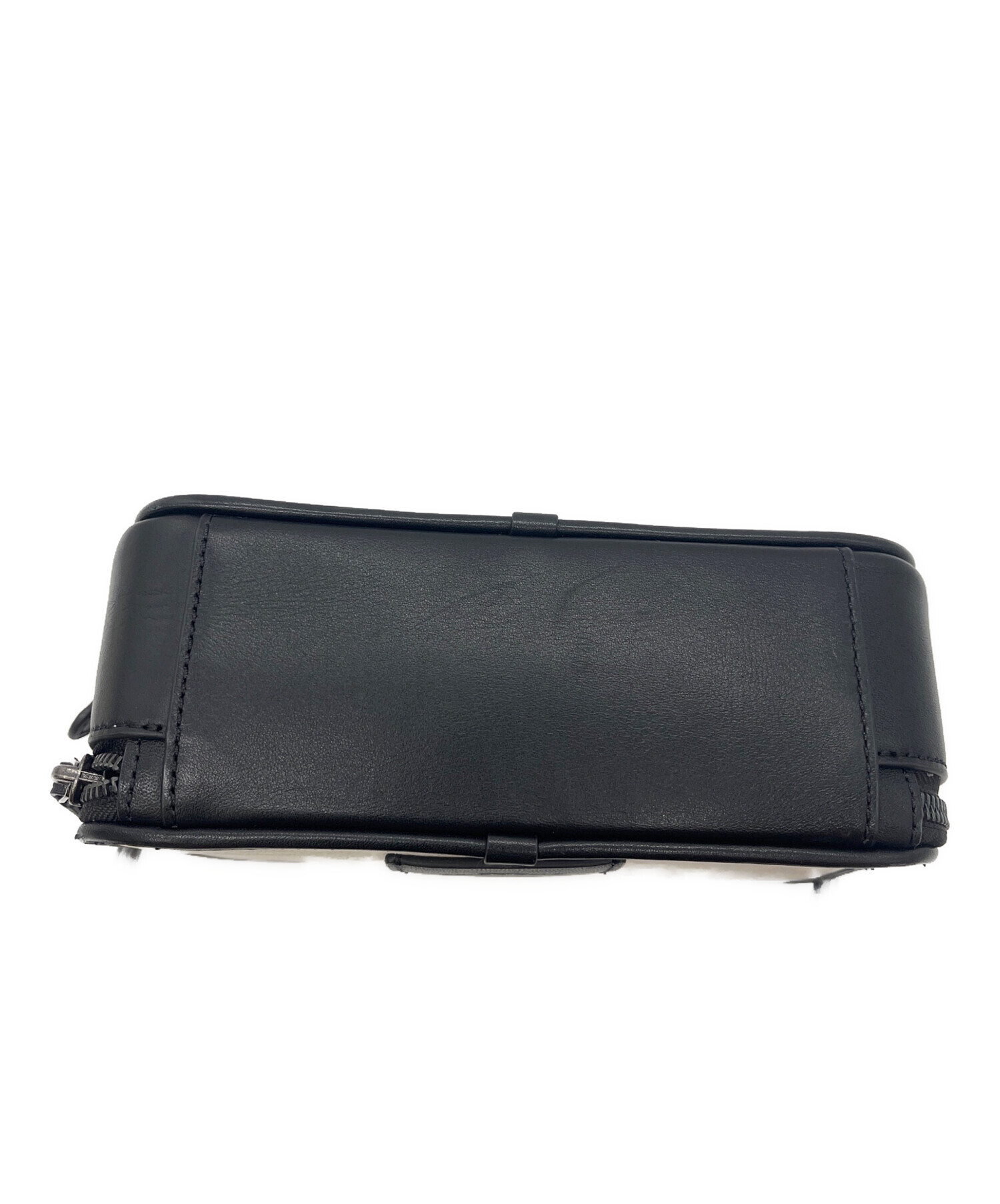 中古・古着通販】COACH (コーチ) ボディバッグ ホワイト×ブラック