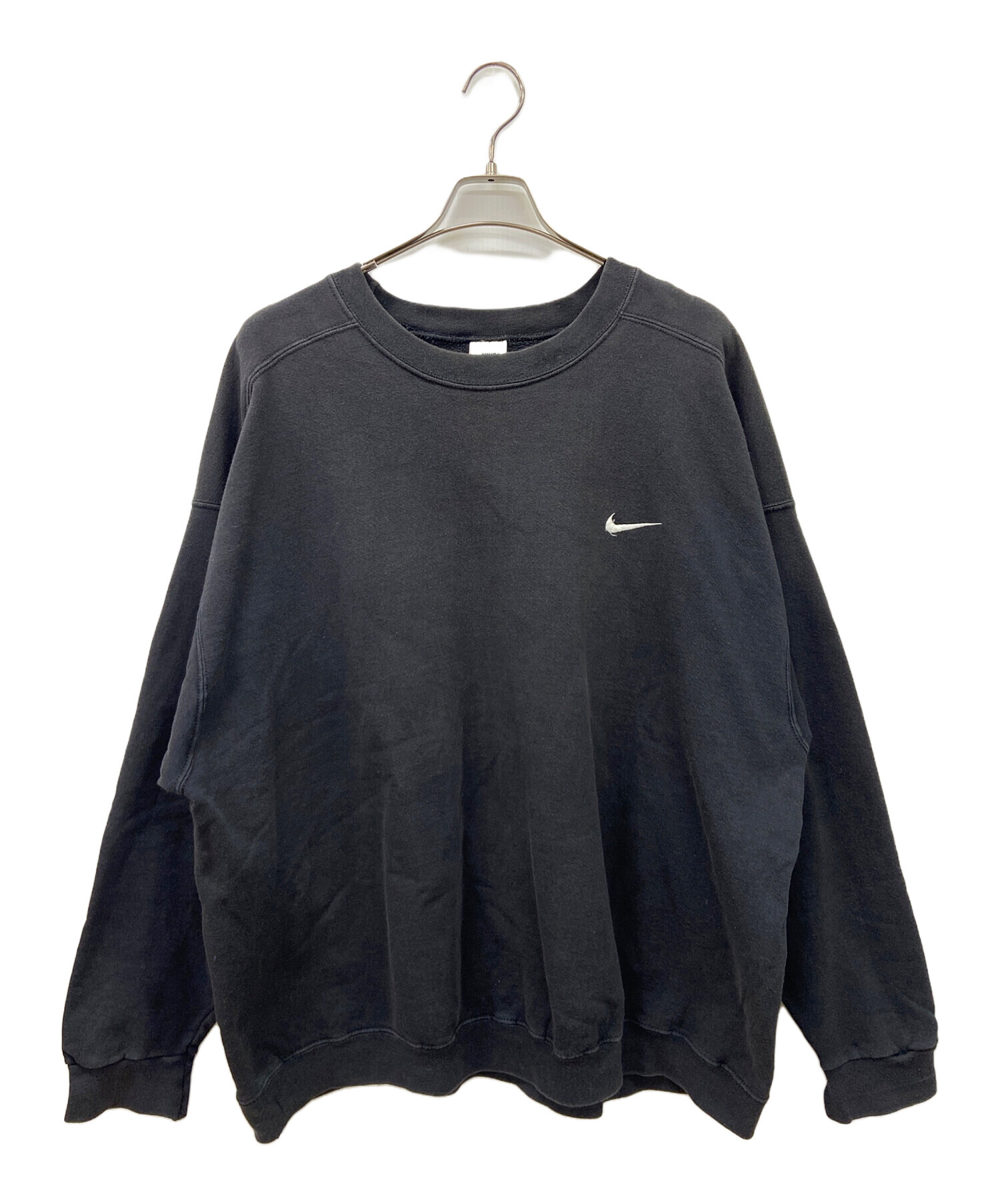 NIKE ナイキ スウェット XL 黒 【古着】【中古】【送料無料】 中古・古着通販】NIKE (ナイキ) ロゴスウェット ブラック サイズ:XXL