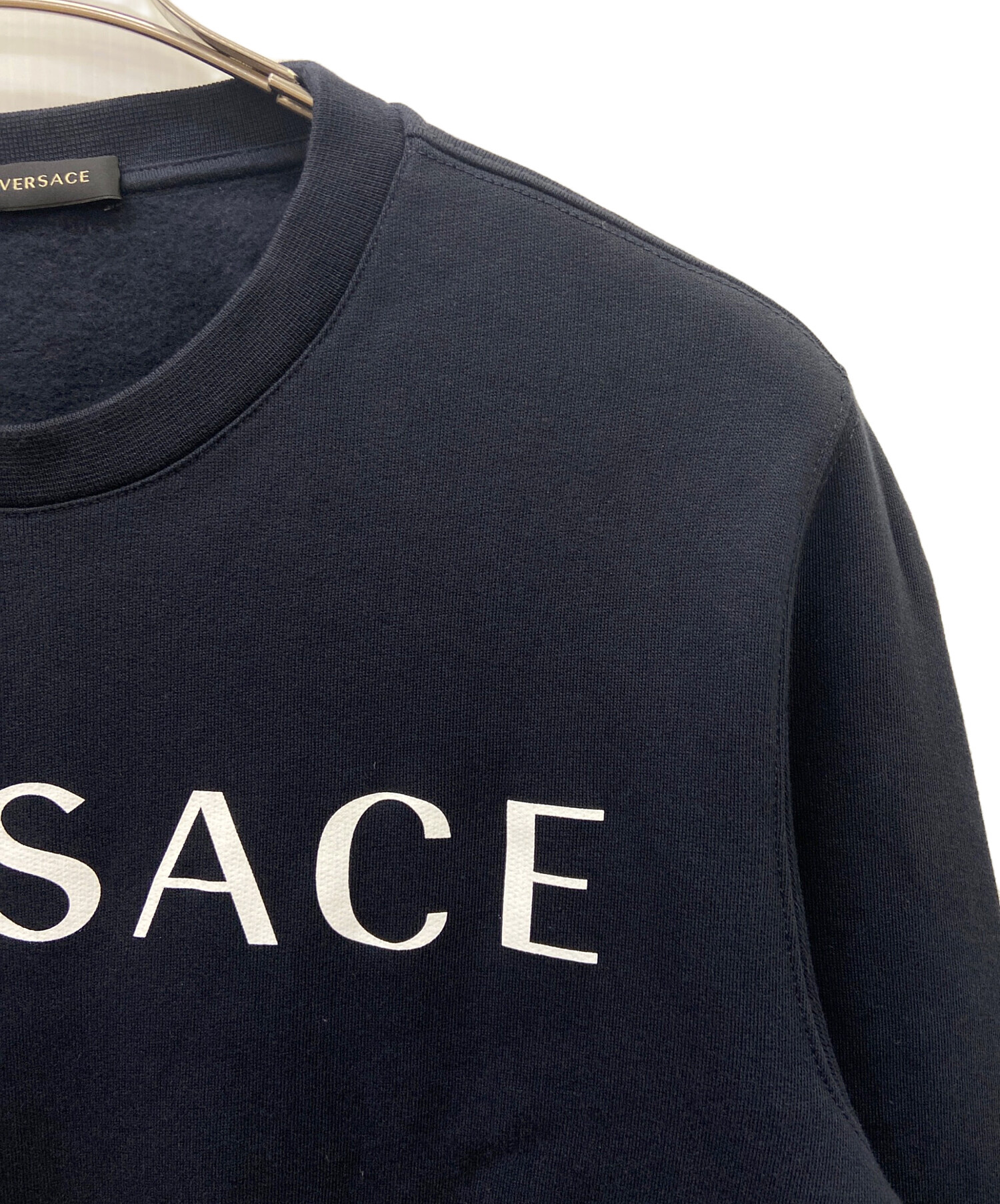 ヴェルサーチェ スウェット  【Bランク】【中古】 中古・古着通販】VERSACE (ヴェルサーチェ) スウェット ネイビー
