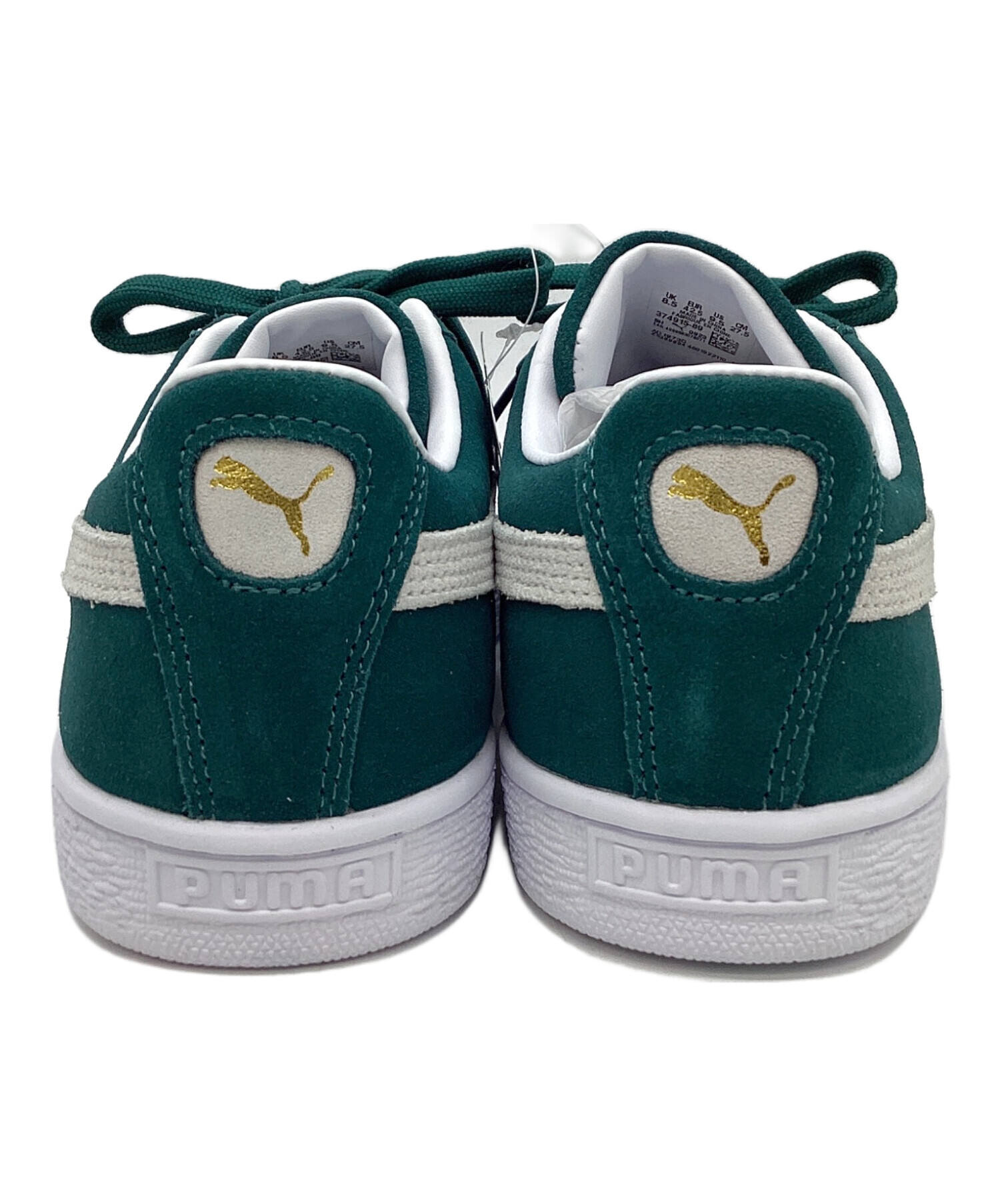 PUMA 14P 新品未使用 中古・古着通販】PUMA (プーマ) スニーカー グリーン×ホワイト サイズ
