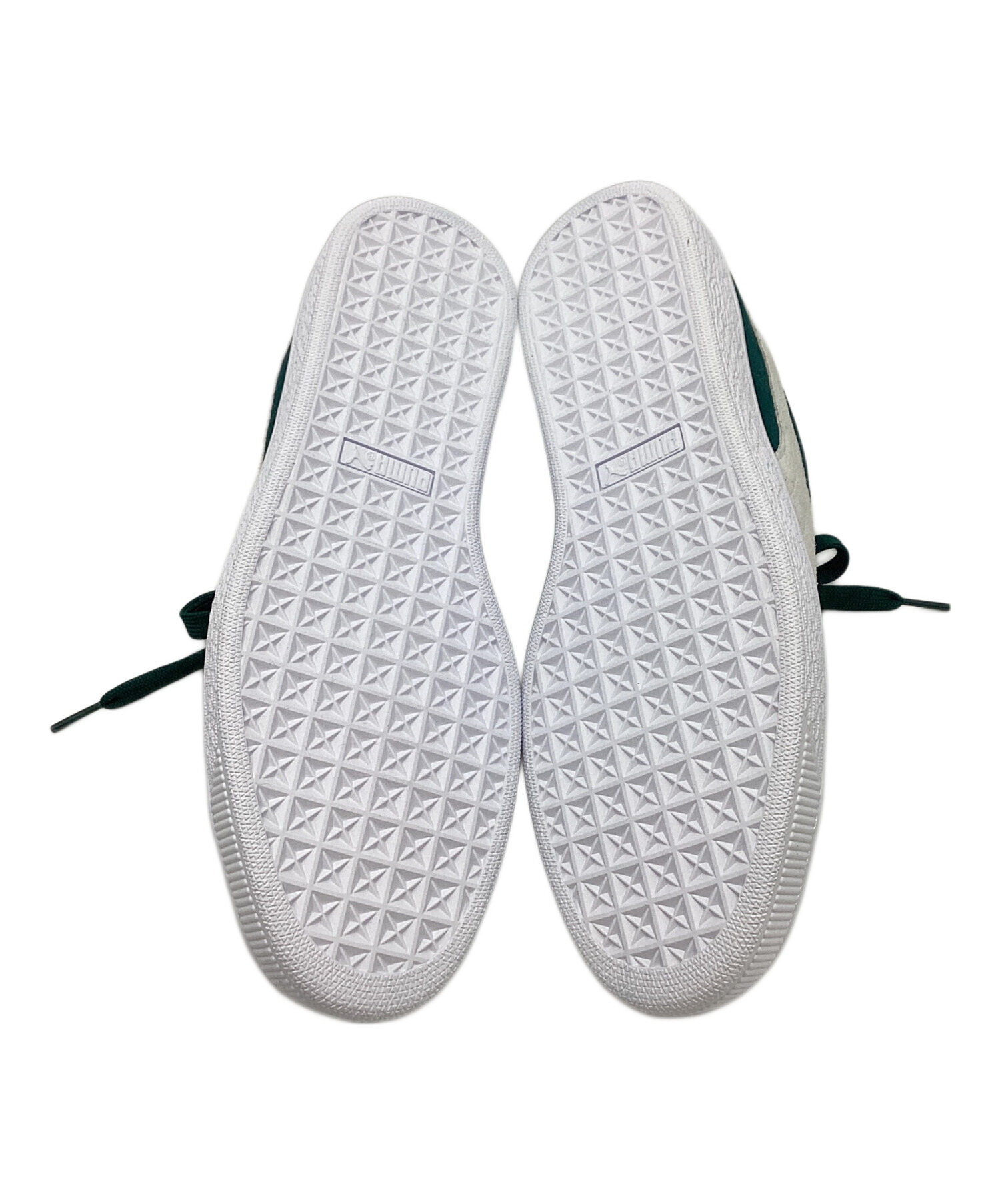 中古・古着通販】PUMA (プーマ) スニーカー グリーン×ホワイト サイズ