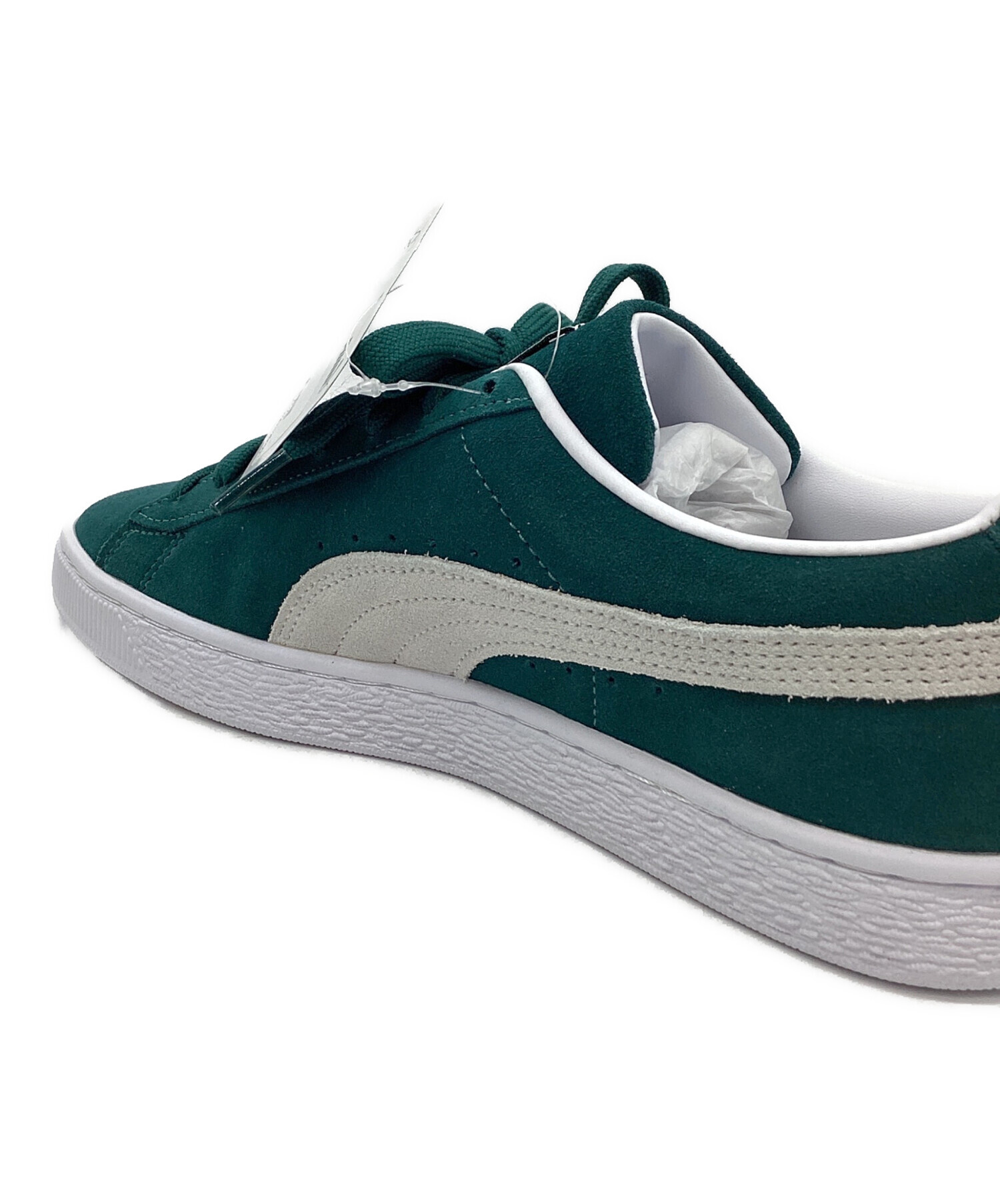 プーマ　スニーカー　新品未使用 中古・古着通販】PUMA (プーマ) スニーカー グリーン×ホワイト サイズ
