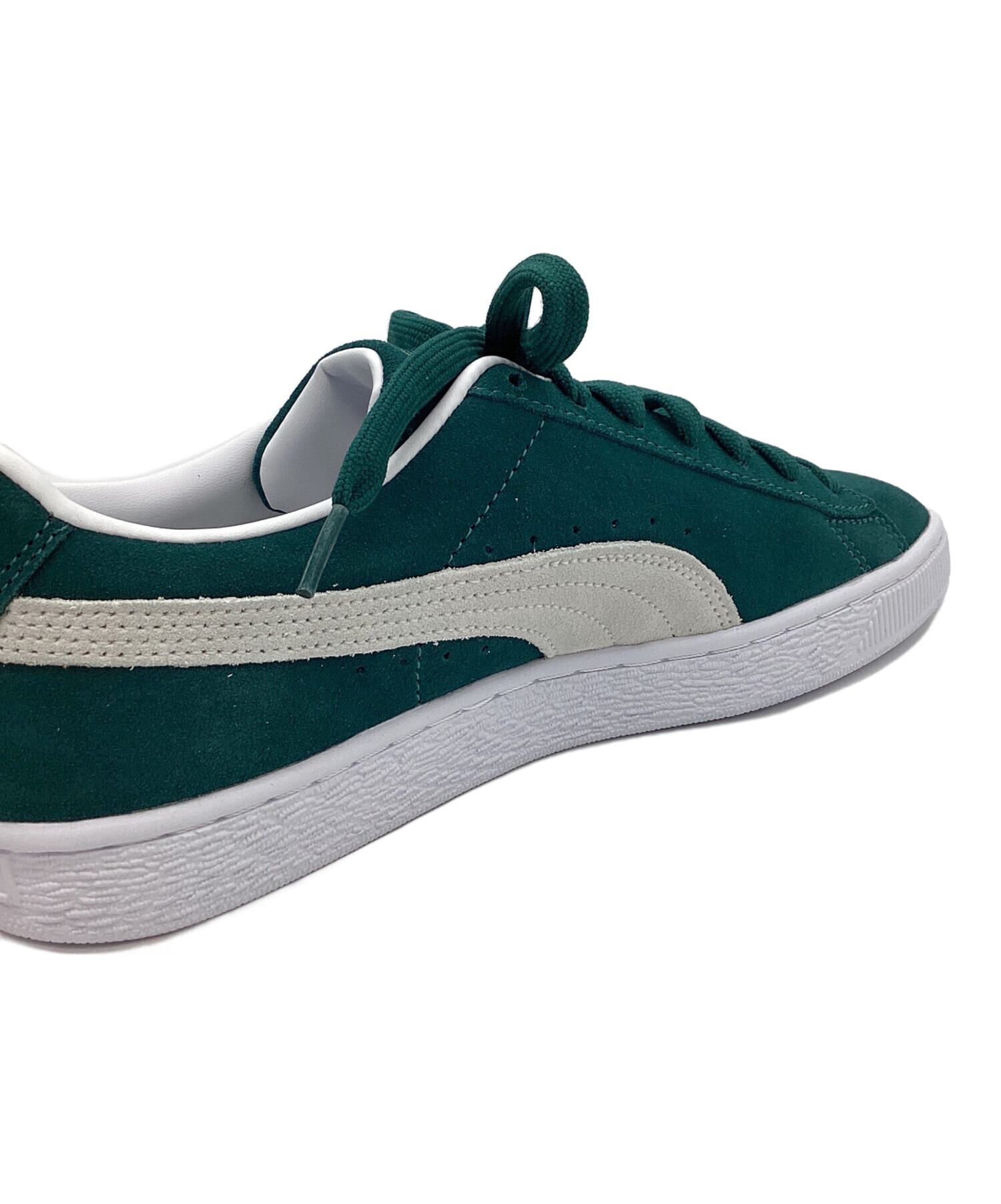 中古・古着通販】PUMA (プーマ) スニーカー グリーン×ホワイト サイズ
