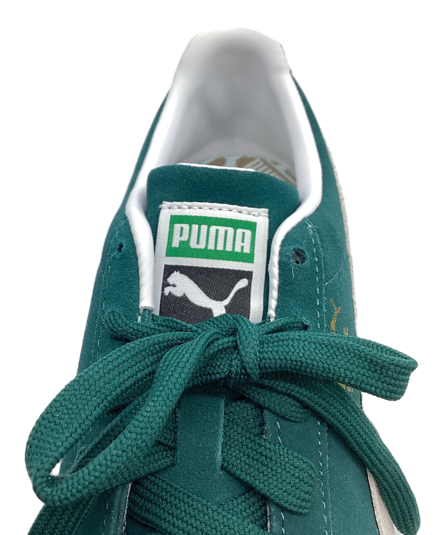 中古・古着通販】PUMA (プーマ) スニーカー グリーン×ホワイト サイズ