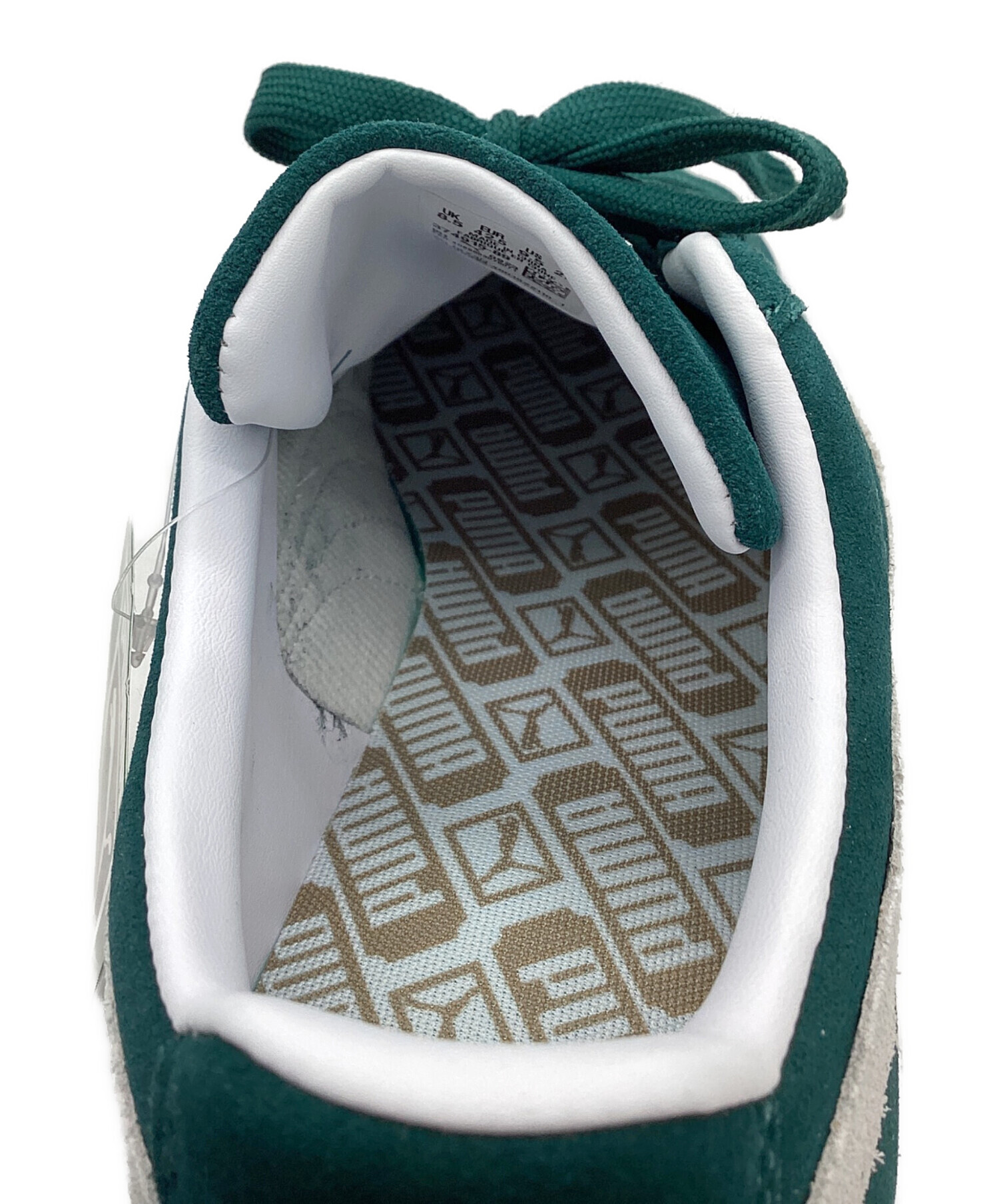 中古・古着通販】PUMA (プーマ) スニーカー グリーン×ホワイト サイズ