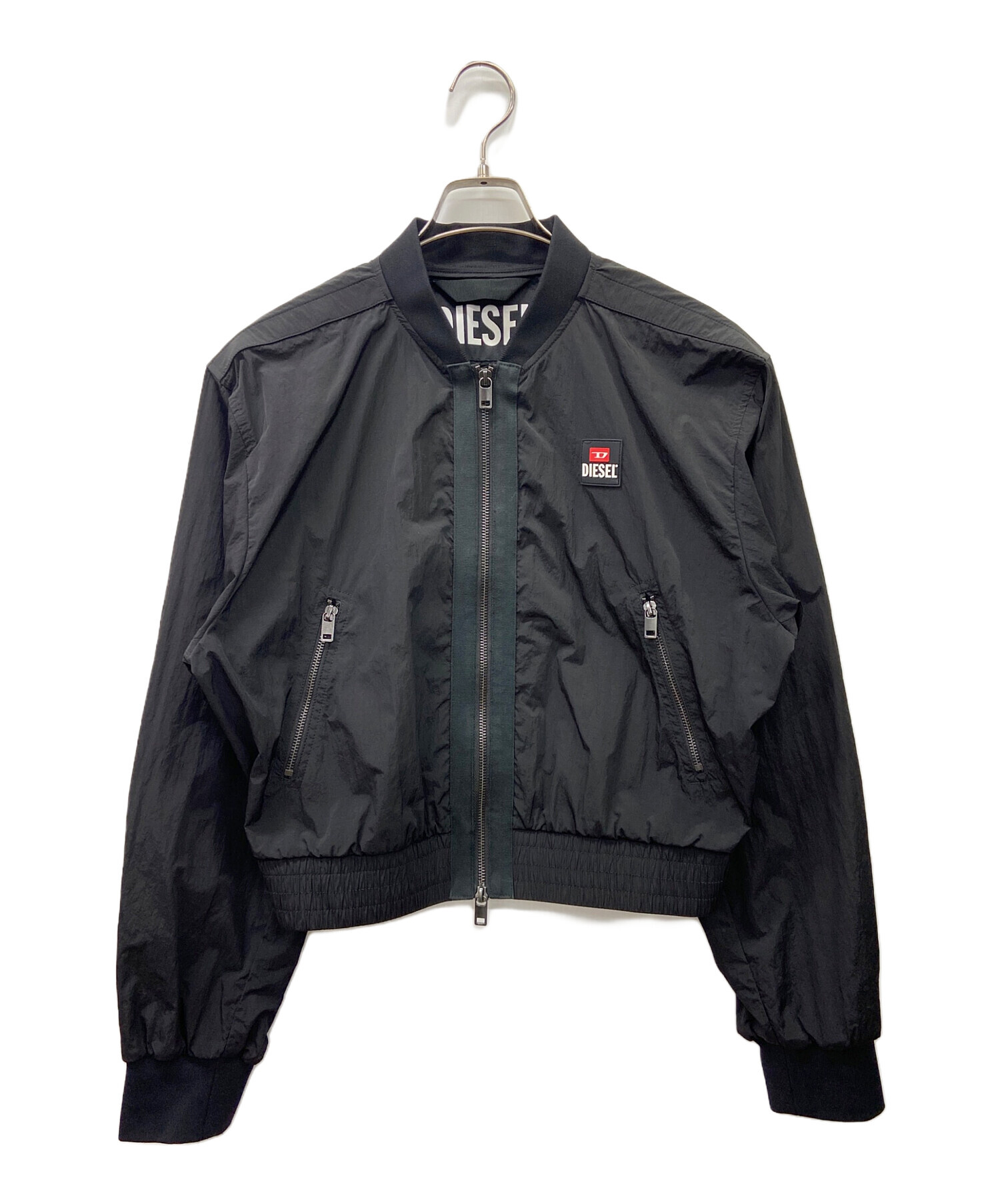 中古・古着通販】DISEL (ディーゼル) ナイロンジャケット ブラック 