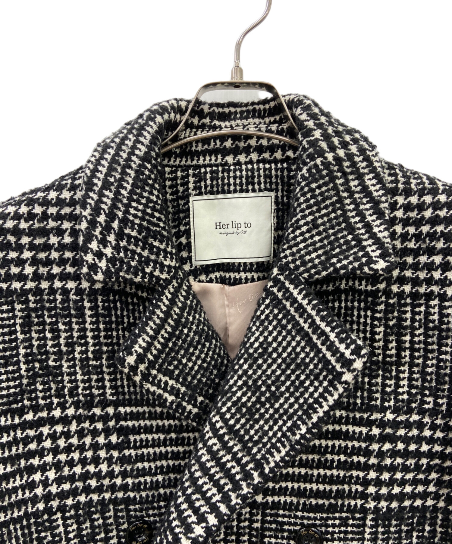 中古・古着通販】Her lip to (ハーリップトゥ) HEMINGWAY CHECK TWEED