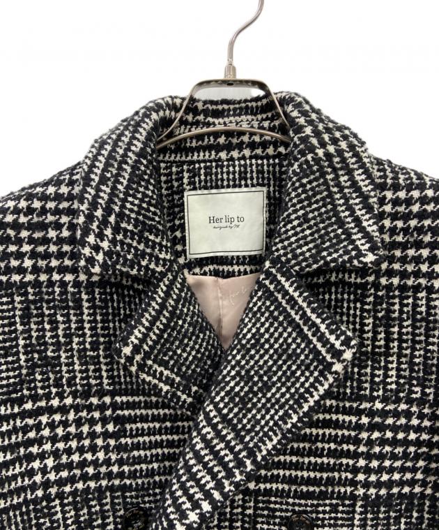 中古・古着通販】HER LIP TO (ハーリップトゥ) HEMINGWAY CHECK TWEED