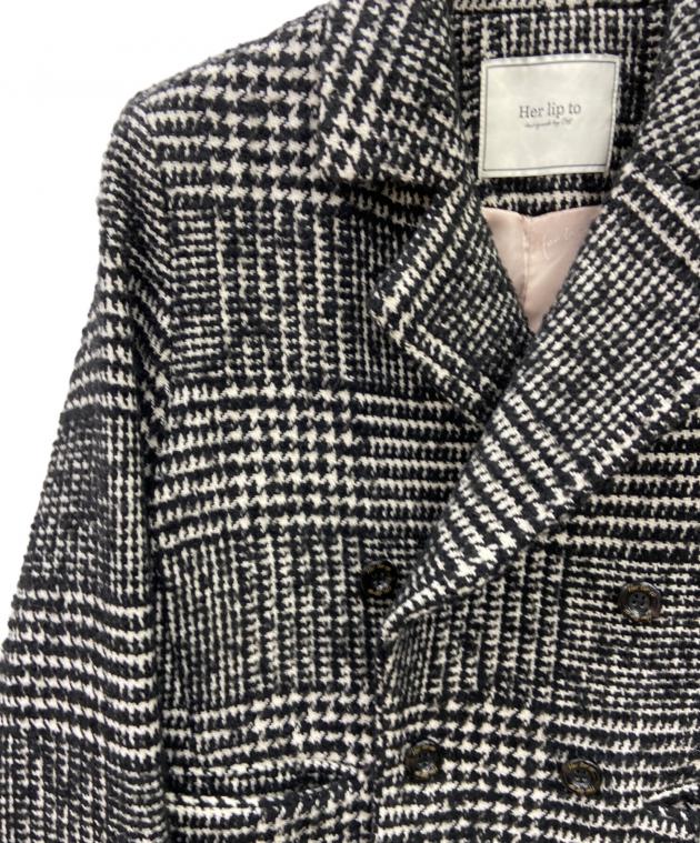 中古・古着通販】HER LIP TO (ハーリップトゥ) HEMINGWAY CHECK TWEED