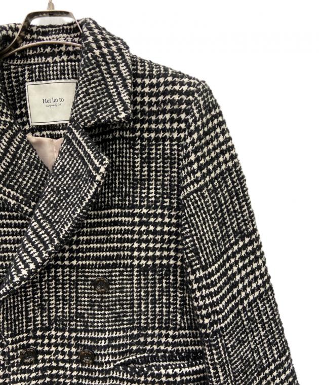 中古・古着通販】HER LIP TO (ハーリップトゥ) HEMINGWAY CHECK TWEED