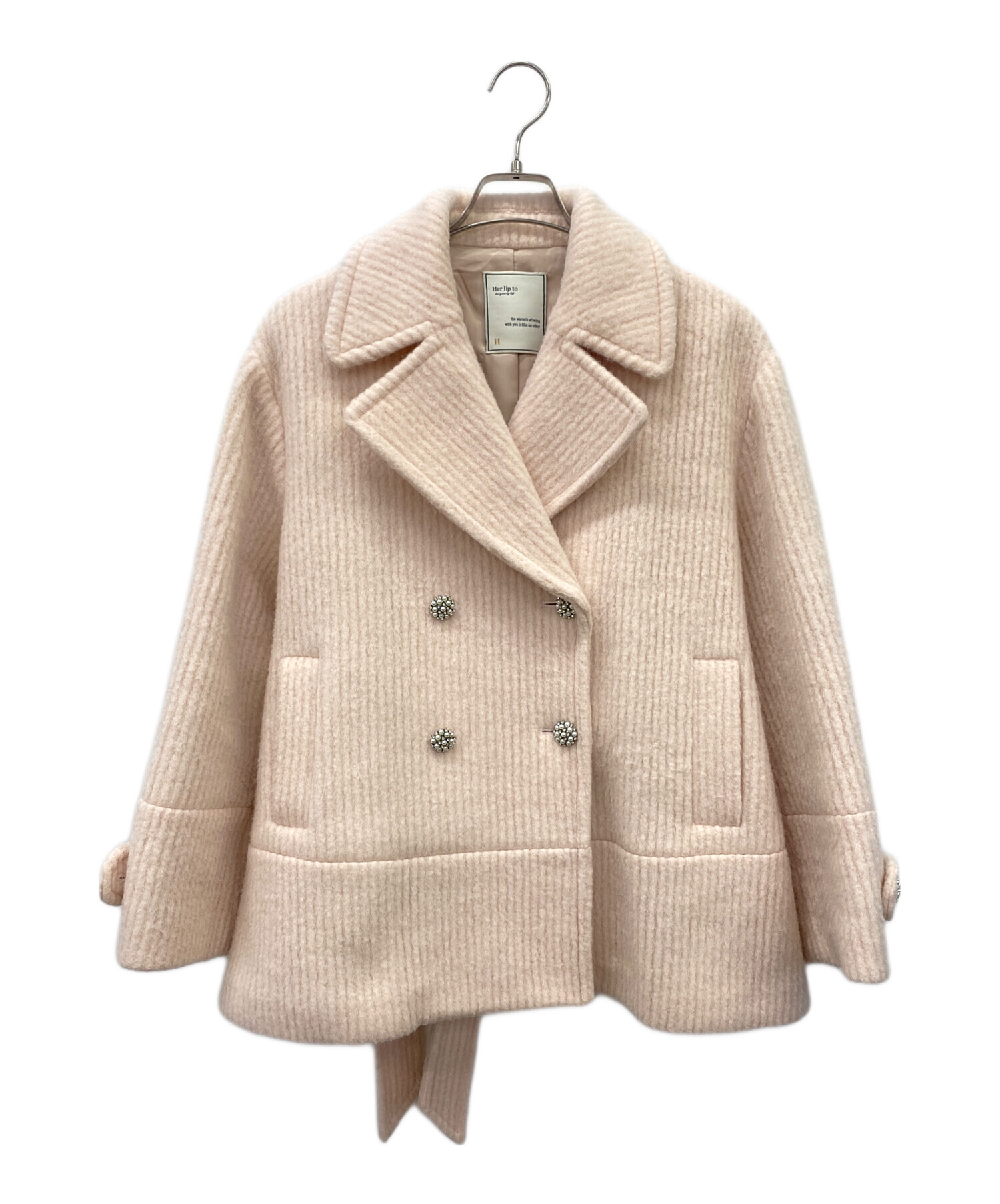 ジャケット・アウター Herlipto Odette Wool Blend Coatsiz 中古・古着通販】Her lip to (ハーリップトゥ) Odette Wool Blend Coat