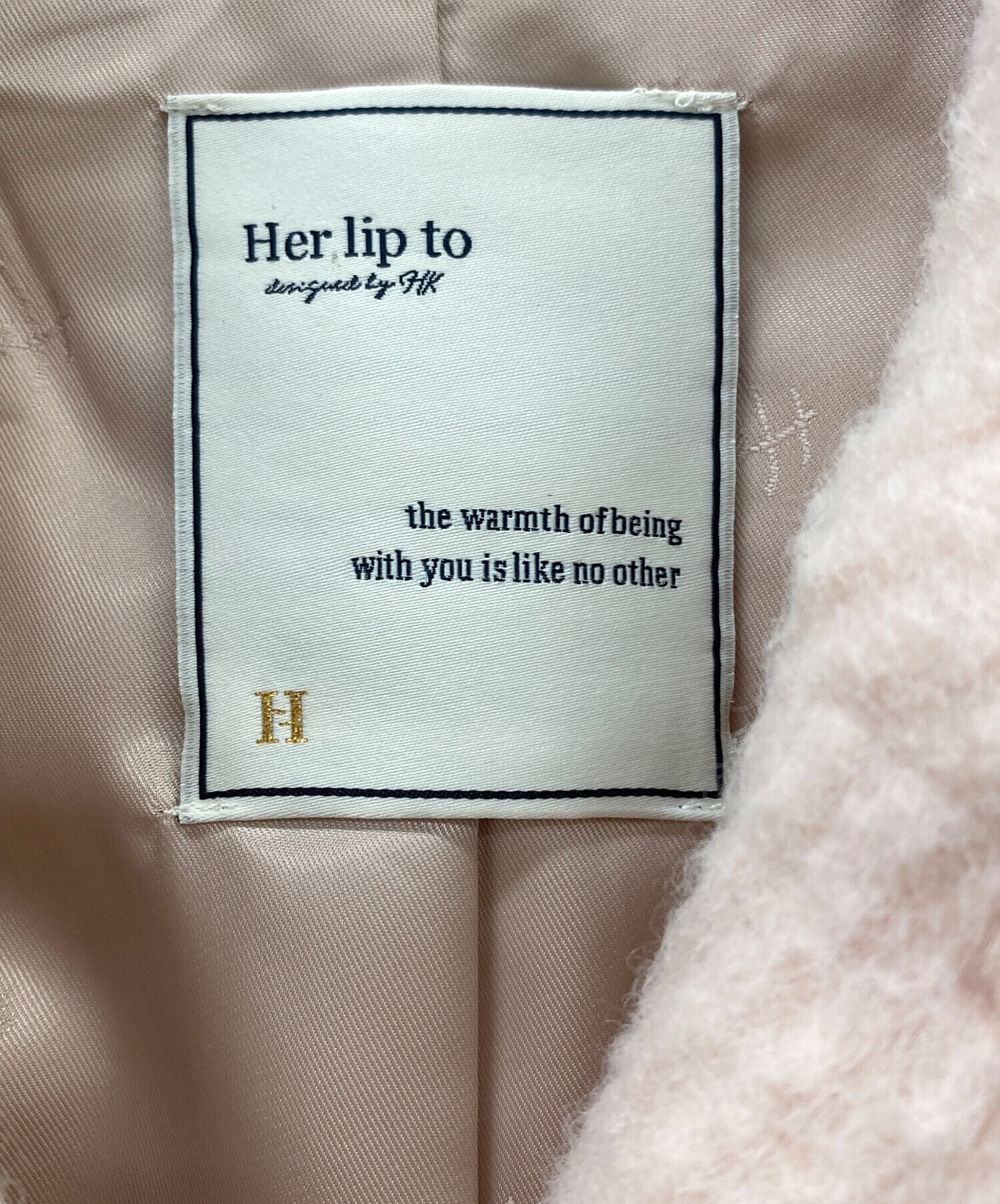 中古・古着通販】Her lip to (ハーリップトゥ) Odette Wool Blend Coat