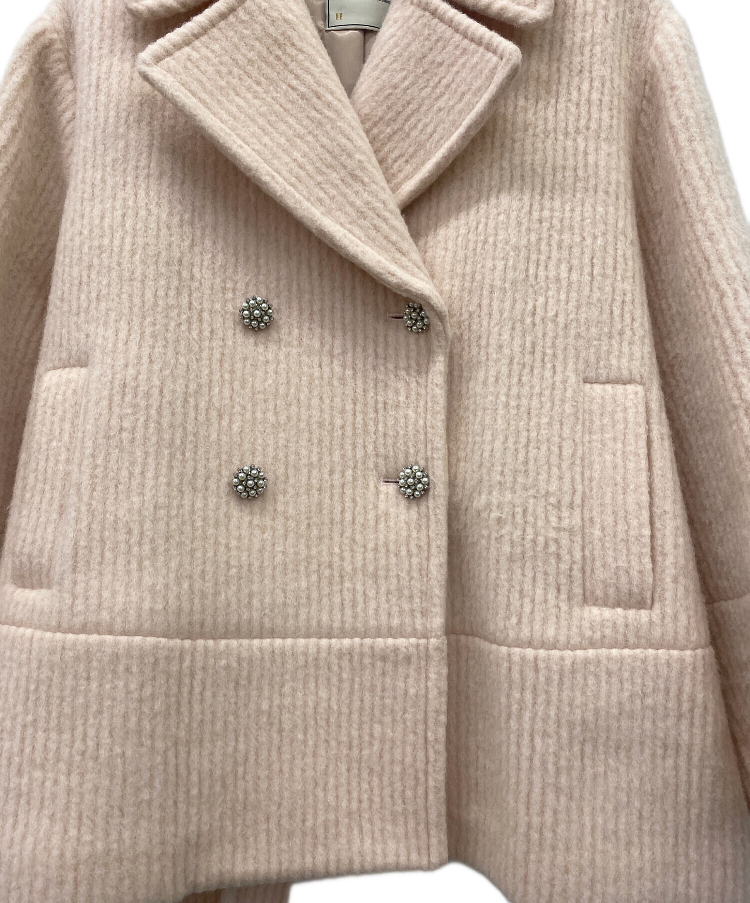 herlipto Odette Wool-Blend Coat Sサイズ 中古・古着通販】Her lip to (ハーリップトゥ) Odette Wool Blend Coat