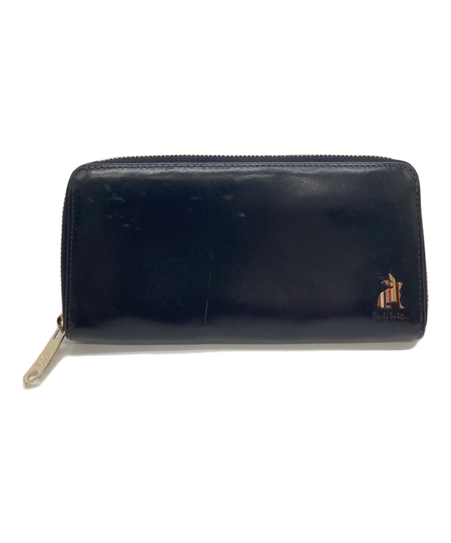 極美品 ポールスミス マーケトリーストライプラビット 長財布 ラウンドファスナー 中古・古着通販】Paul Smith (ポールスミス) Paul Smith マーケトリー