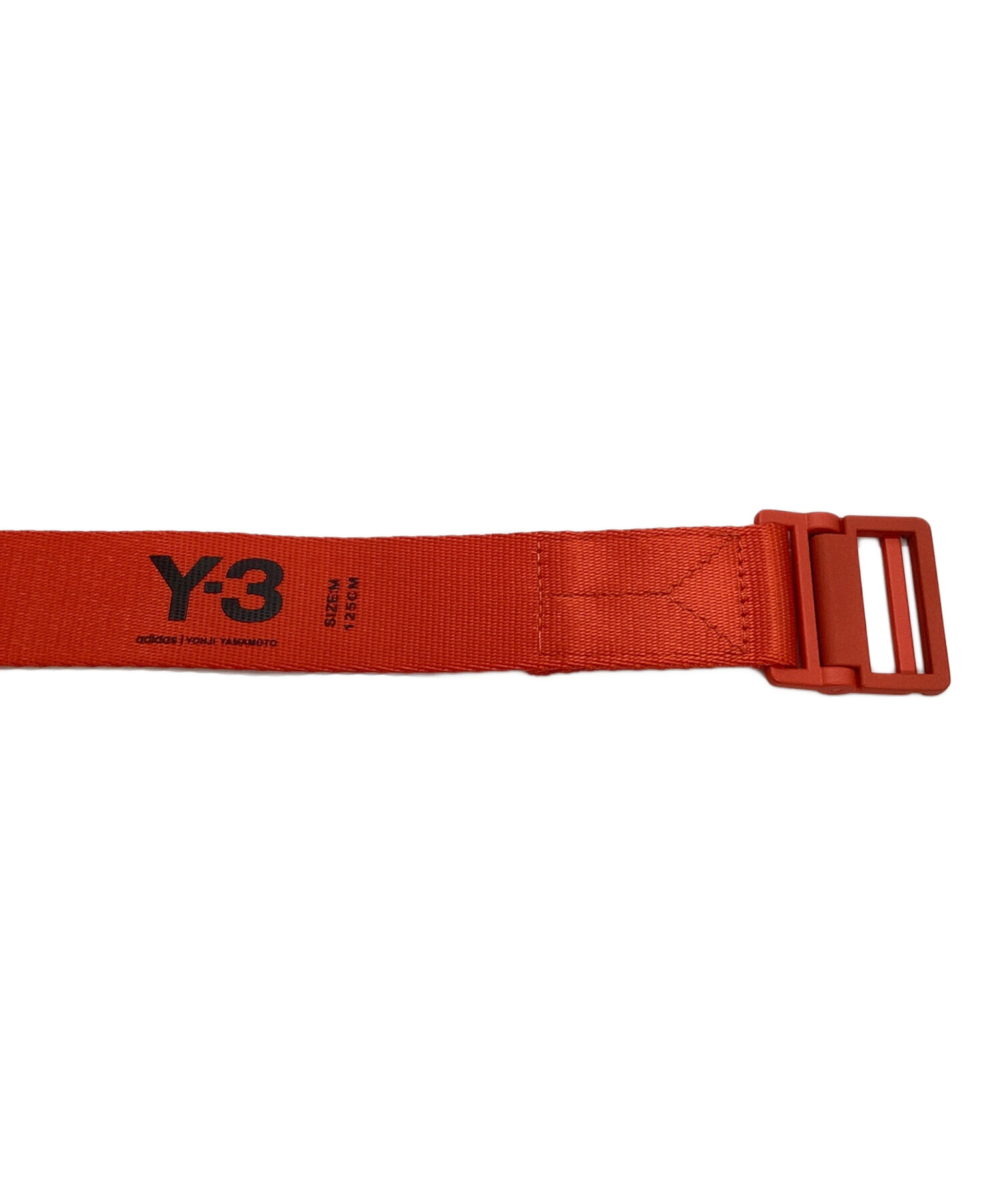 中古・古着通販】Y-3 (ワイスリー) ロゴ入りガチャベルト オレンジ
