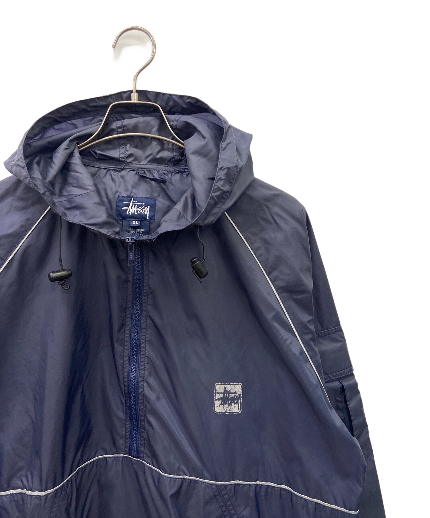 中古・古着通販】stussy (ステューシー) ナイロンジャケット ネイビー