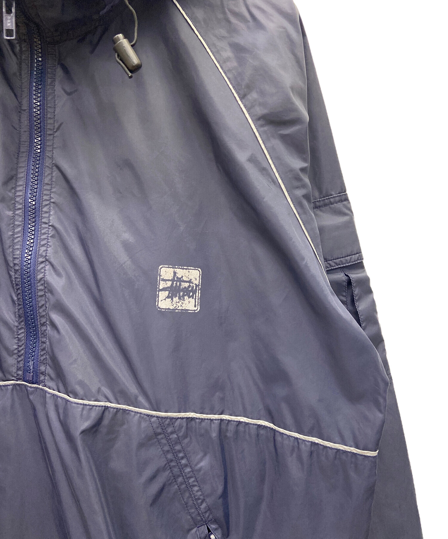中古・古着通販】stussy (ステューシー) ナイロンジャケット ネイビー