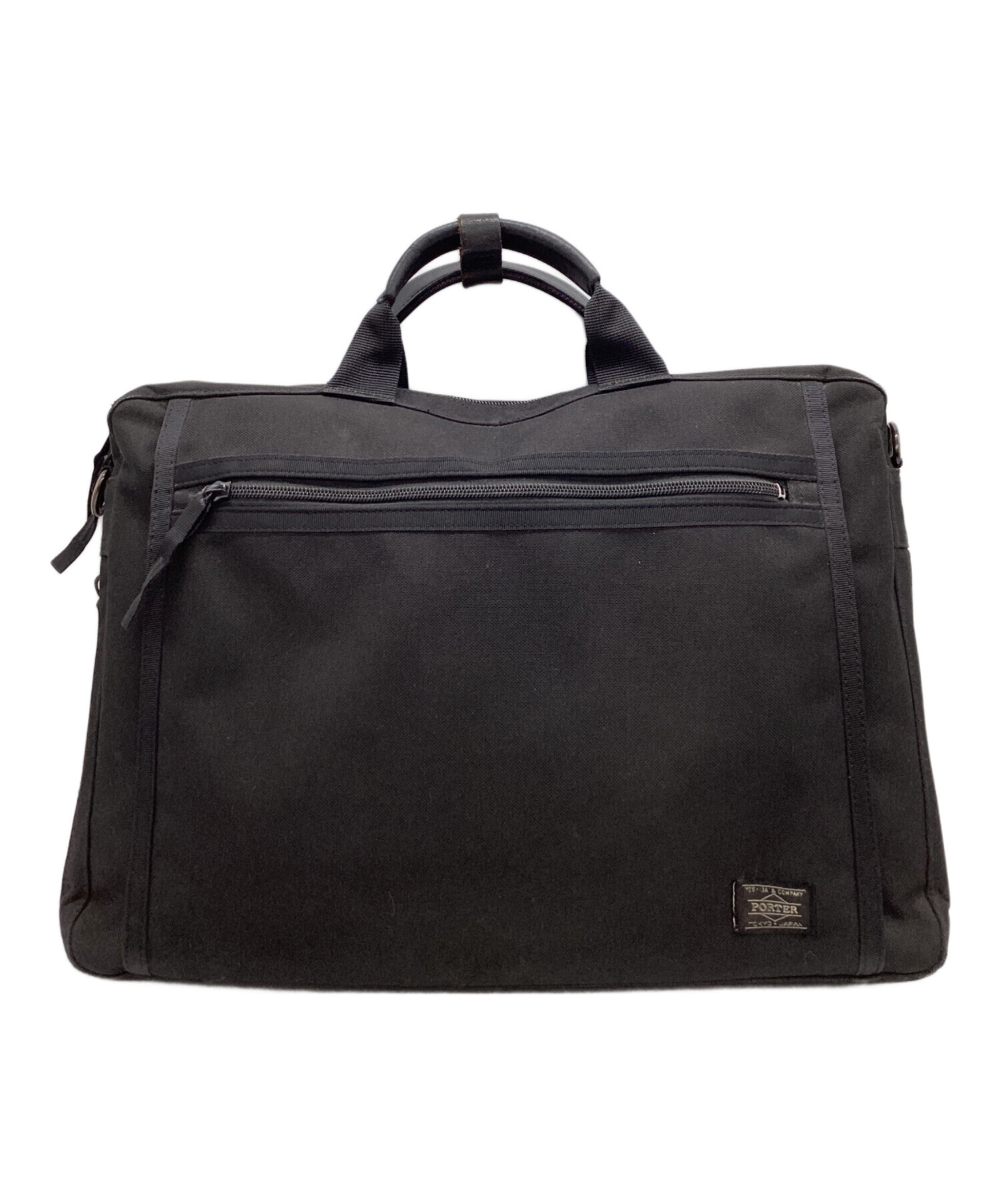 【未使用品】PORTER日本製 牛革 ビジネスバッグ ブラック 中古・古着通販】PORTER (ポーター) PORTER ビジネスバッグ ブラック