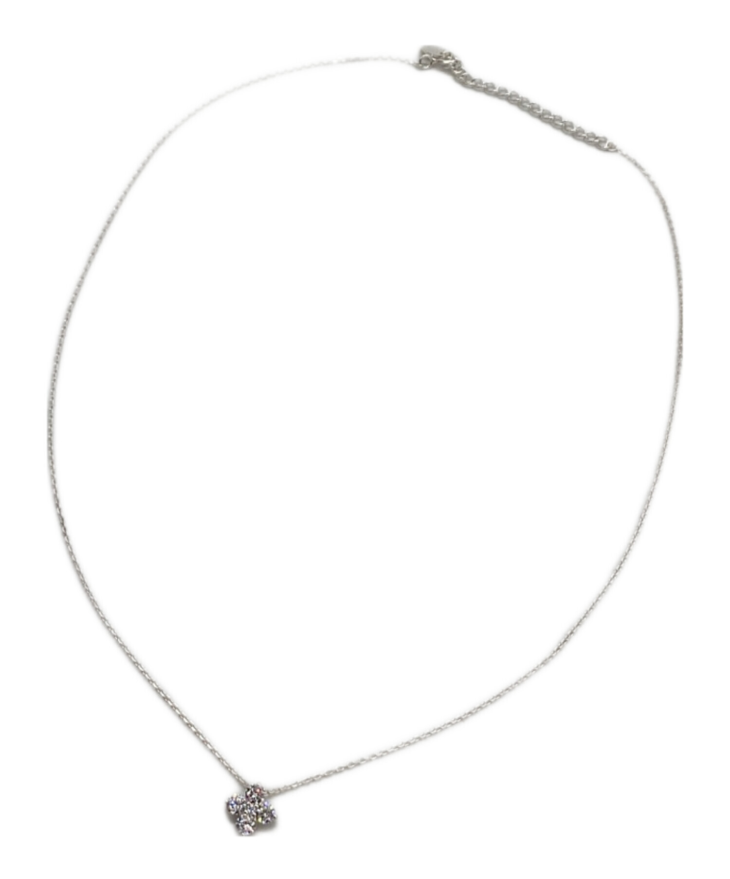 中古・古着通販】4℃ (ヨンドシー) エターナルシルバーネックレス 