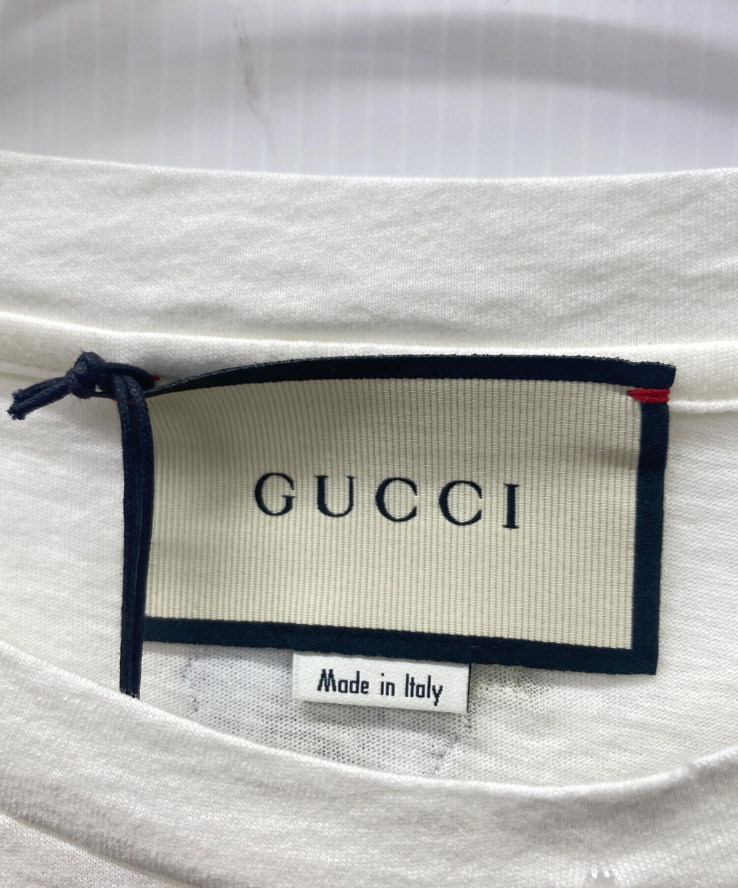 中古・古着通販】GUCCI (グッチ) オーバーサイズロゴTシャツ ホワイト