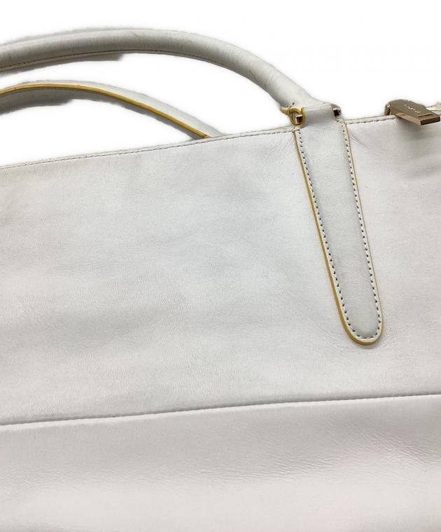 中古・古着通販】COACH (コーチ) COACH ボローバッグ ホワイト