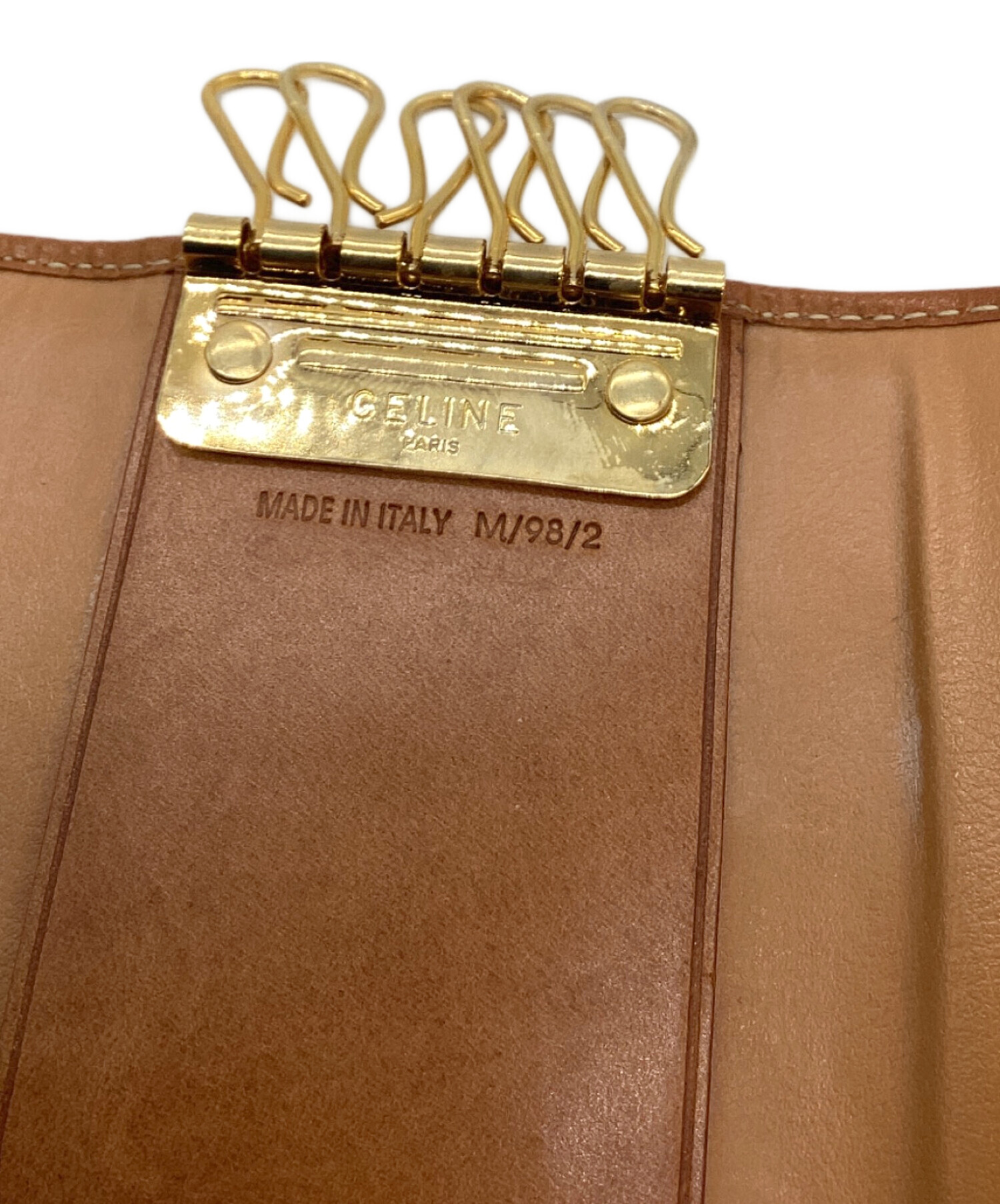 中古・古着通販】CELINE (セリーヌ) トリオンフ マカダム柄 キーケース