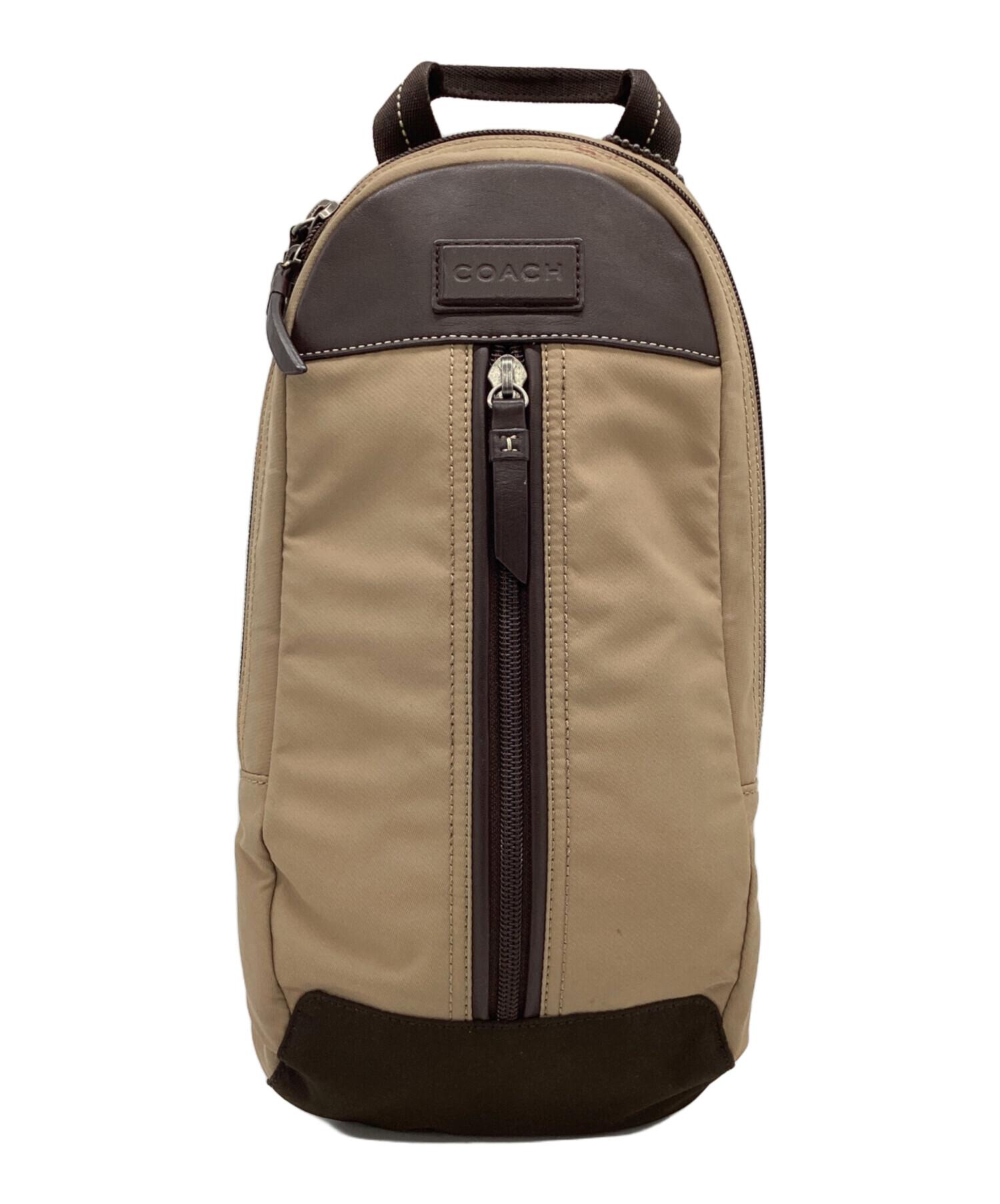 COACH ボディバッグ ブラウン 中古・古着通販】COACH (コーチ) COACH ボディバッグ ベージュ