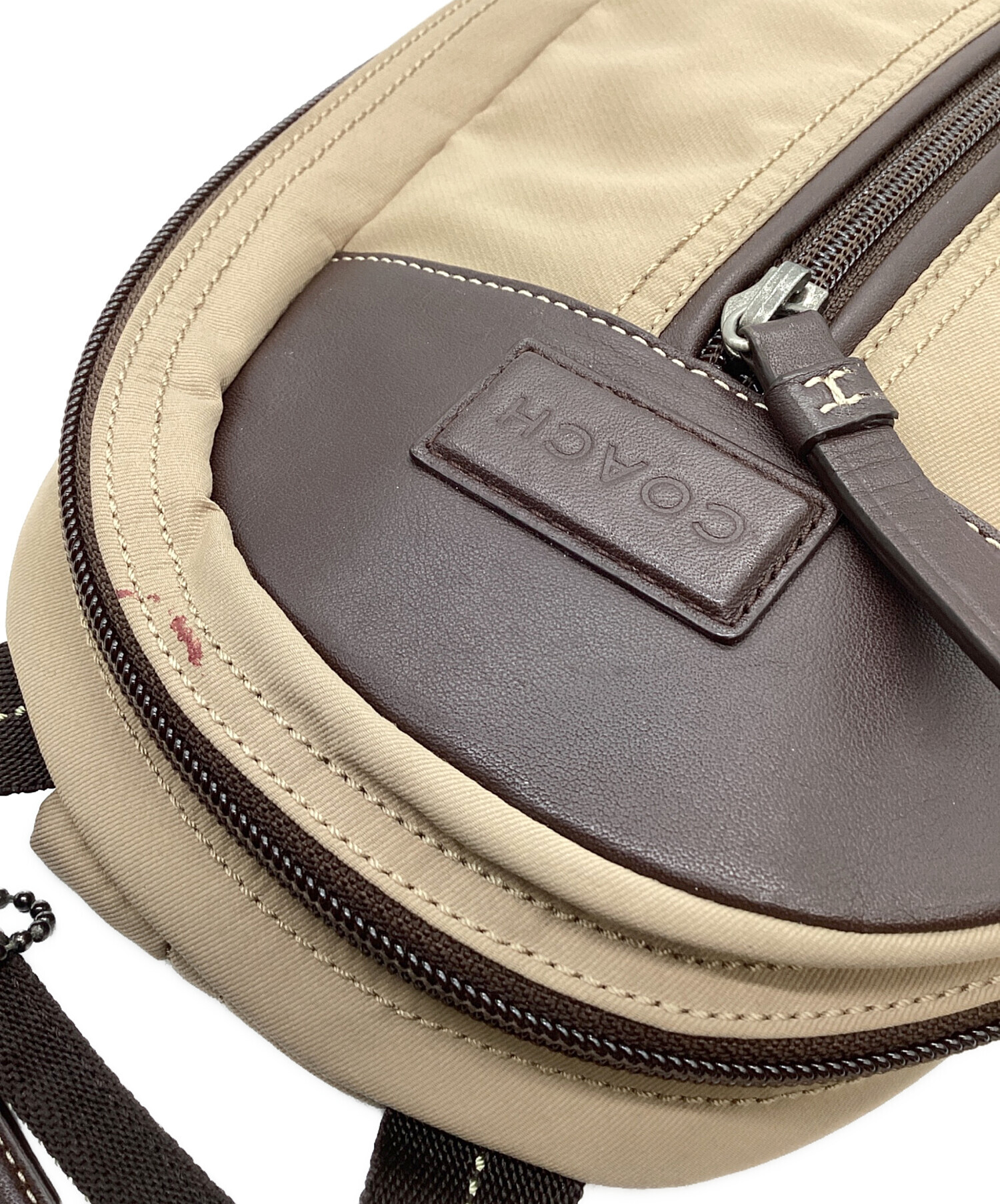 中古・古着通販】COACH (コーチ) COACH ボディバッグ ベージュ