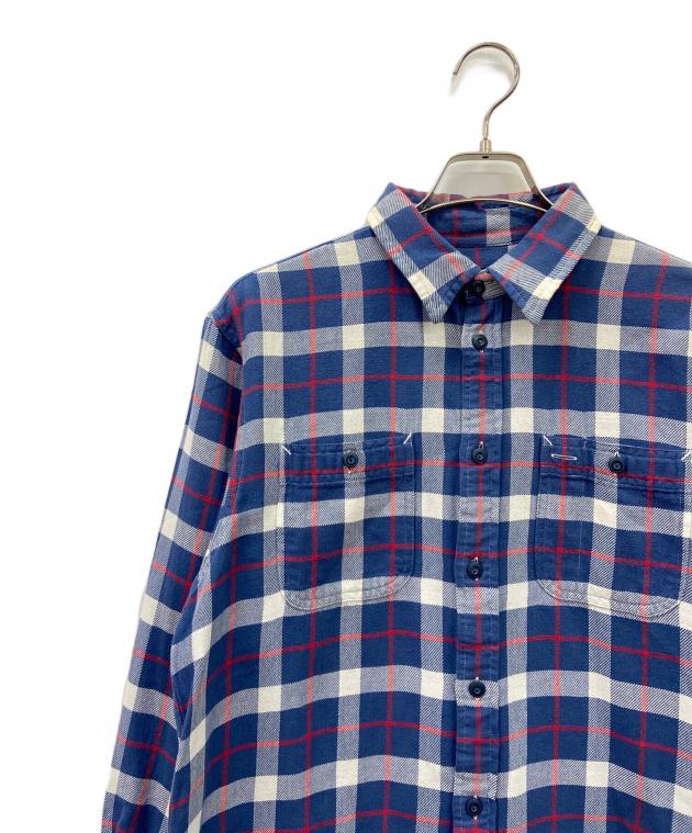 【ほぼ新品未使用】PoloRalphLauren ブルー長袖シャツM POLO RALPH LAUREN 長袖シャツ CLASSIC FIT LINEN-SILK POPOVER NAVY