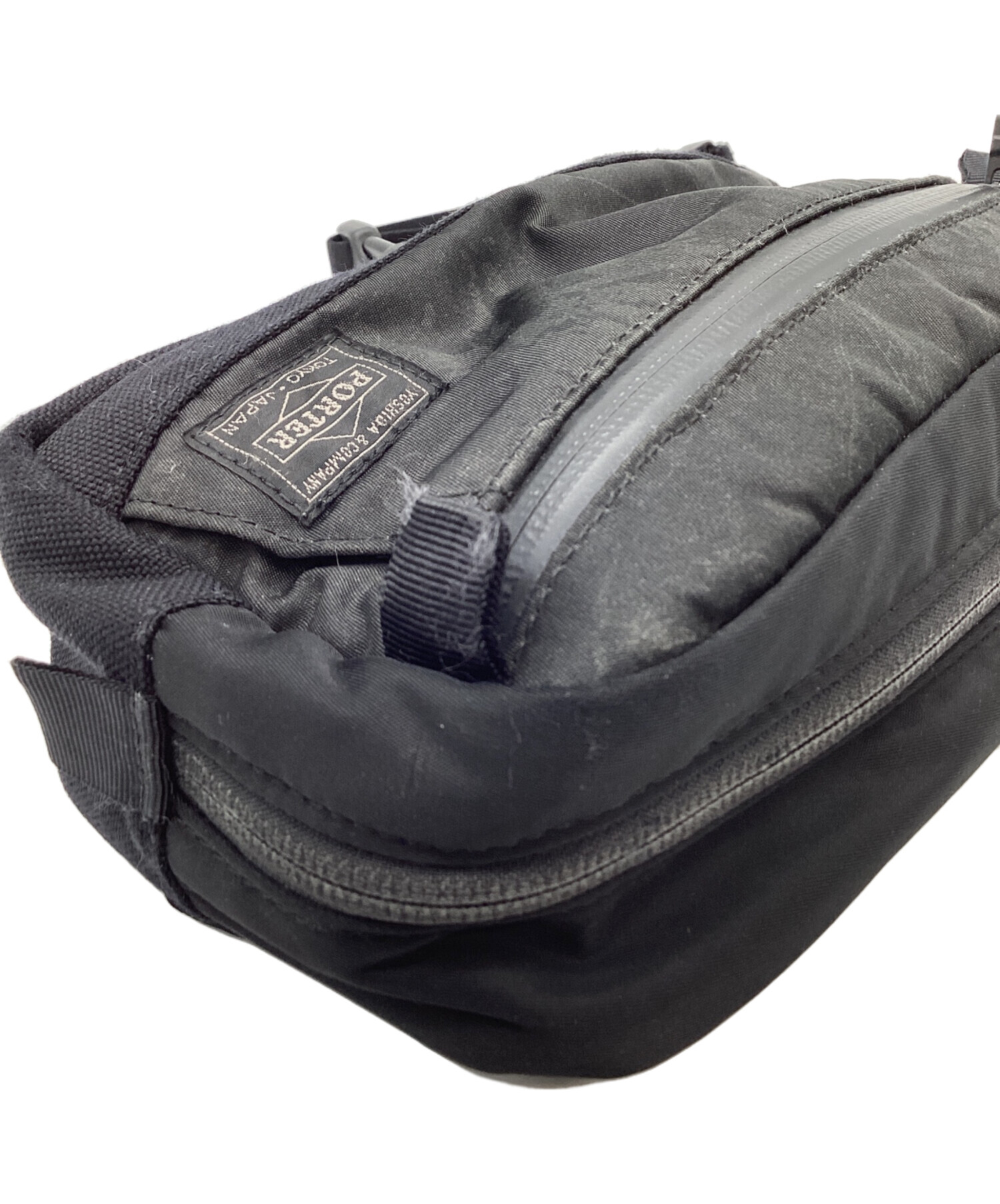 中古・古着通販】PORTER (ポーター) PORTER ウエストバッグ ブラック