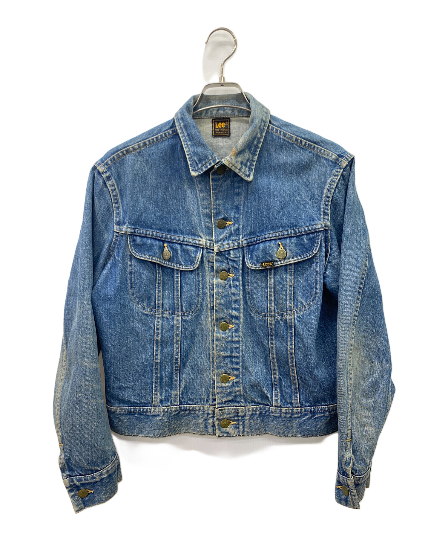 中古・古着通販】LEE (リー) デニムジャケット インディゴ サイズ:不明 中古・古着通販】LEE (リー) デニムジャケット インディゴ サイズ:不明