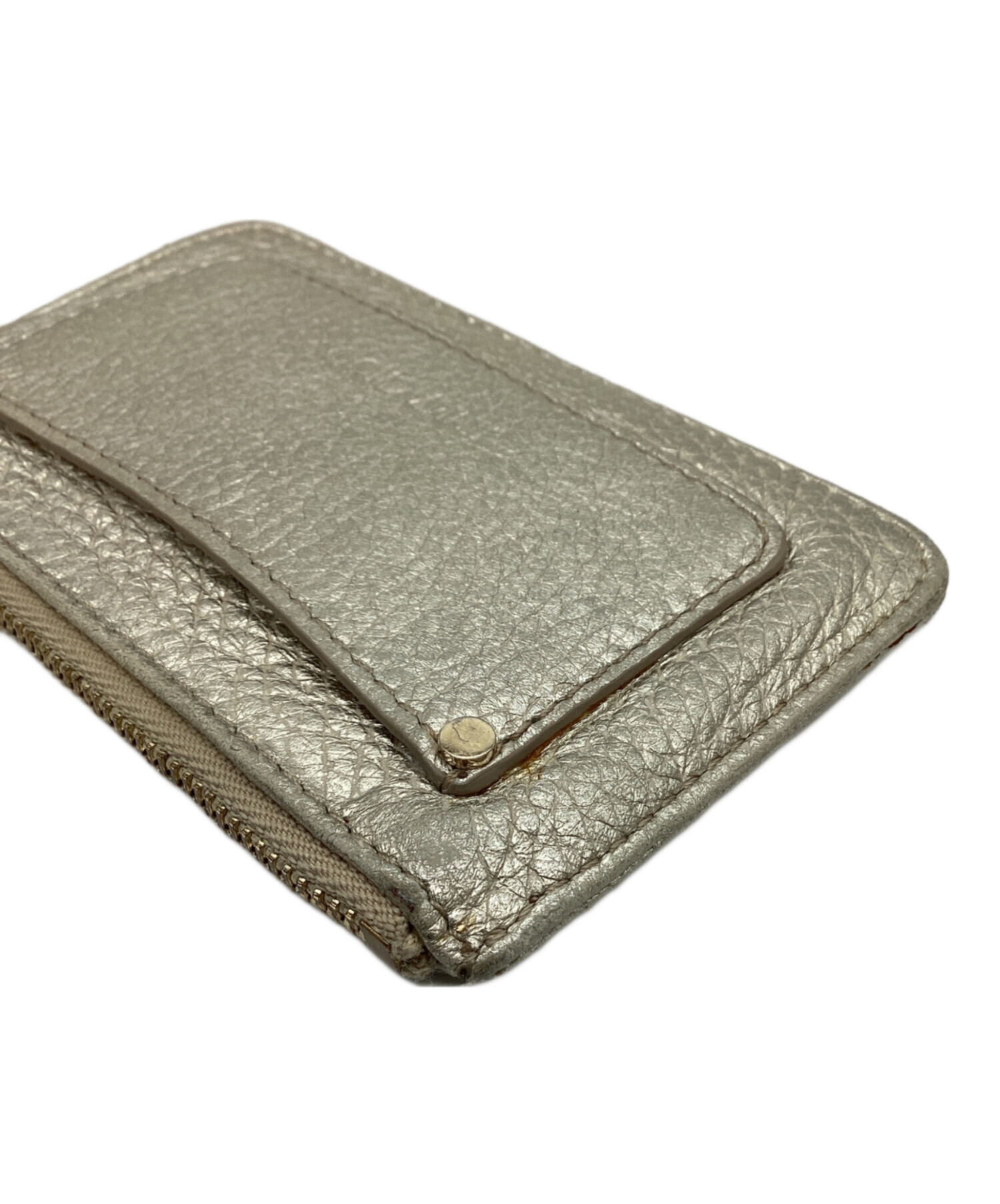 JIMMY CHOO ジミーチュー 財布・ケース  グレー 【古着】【中古】【送料無料】 中古・古着通販】JIMMY CHOO (ジミーチュウ) JIMMY CHOO コインケース